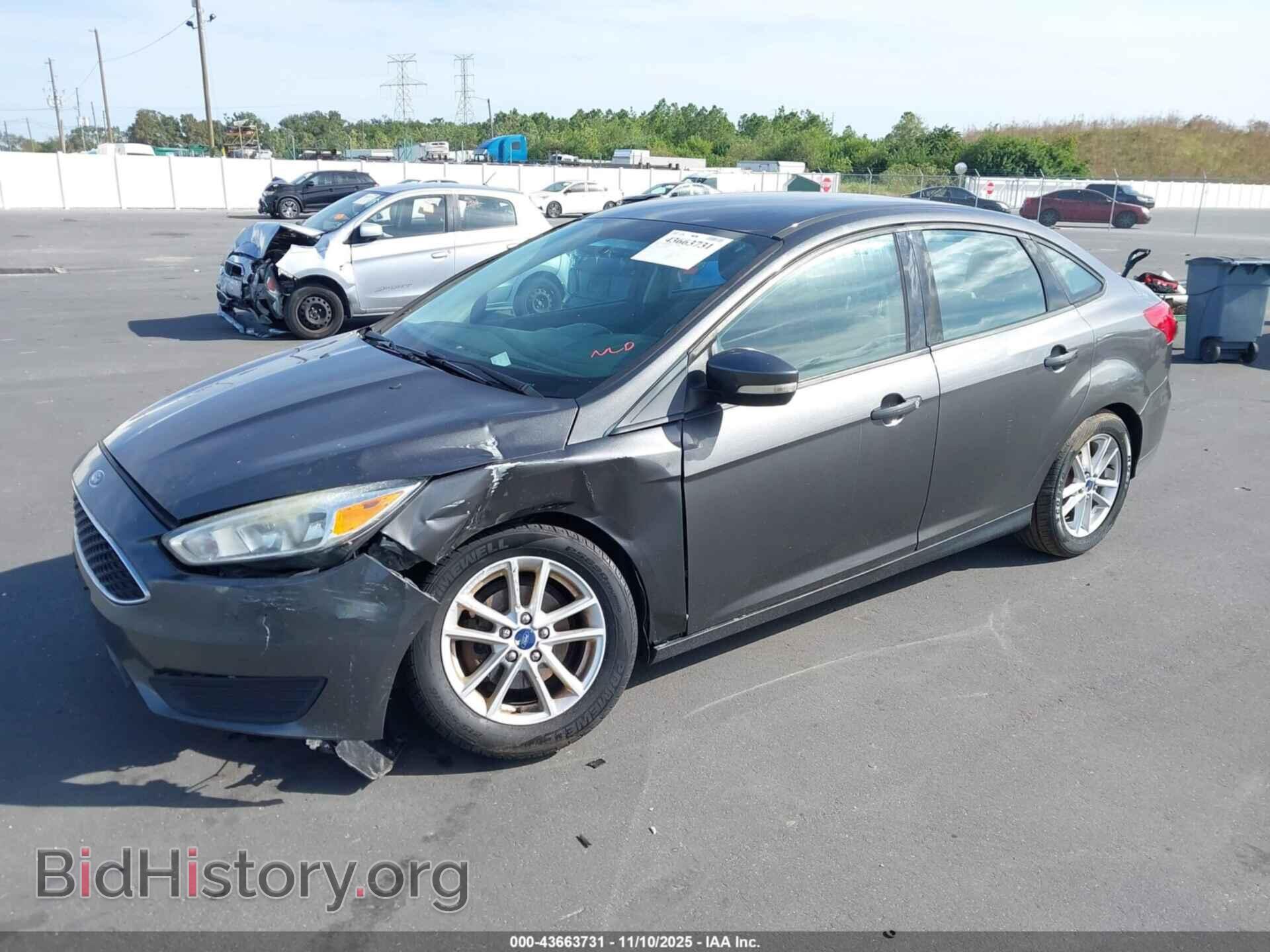 2015 FORD FOCUS - VIN: 1FADP3F20FL343430 - Фото 2
