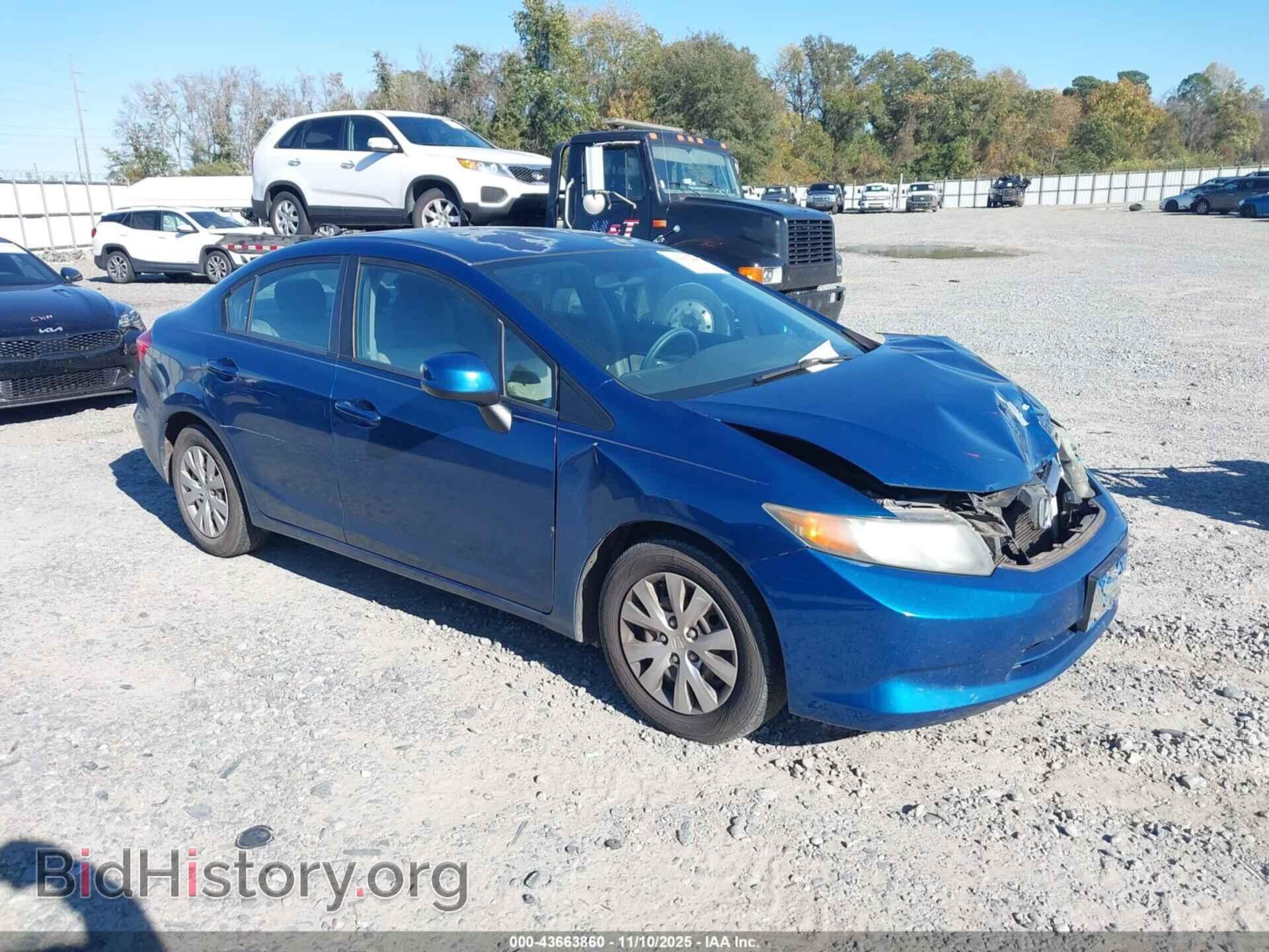 Photo 2HGFB2F51CH581528 - HONDA CIVIC 2012