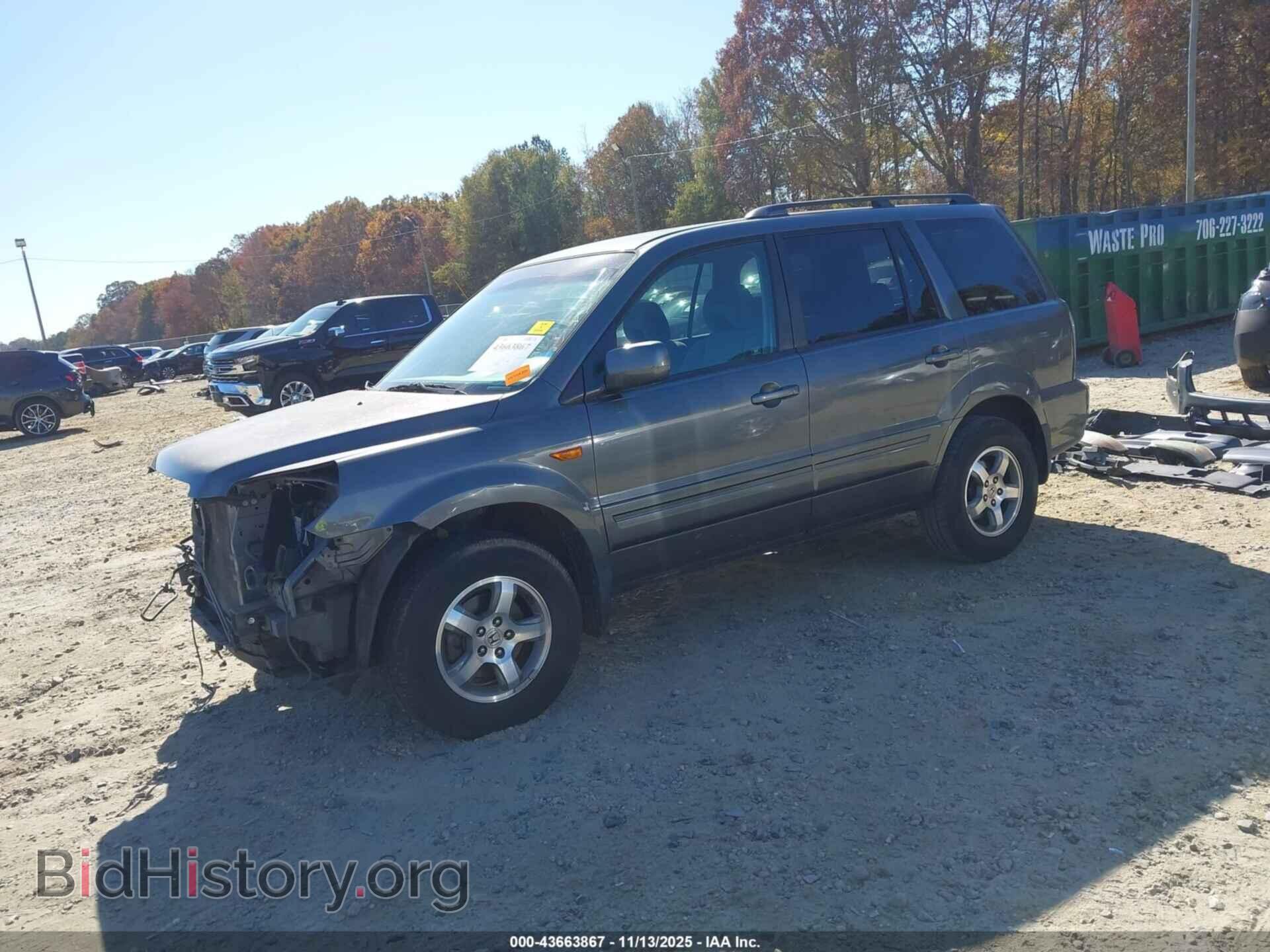 2007 HONDA PILOT - VIN: 5FNYF28477B029544 - Фото 2