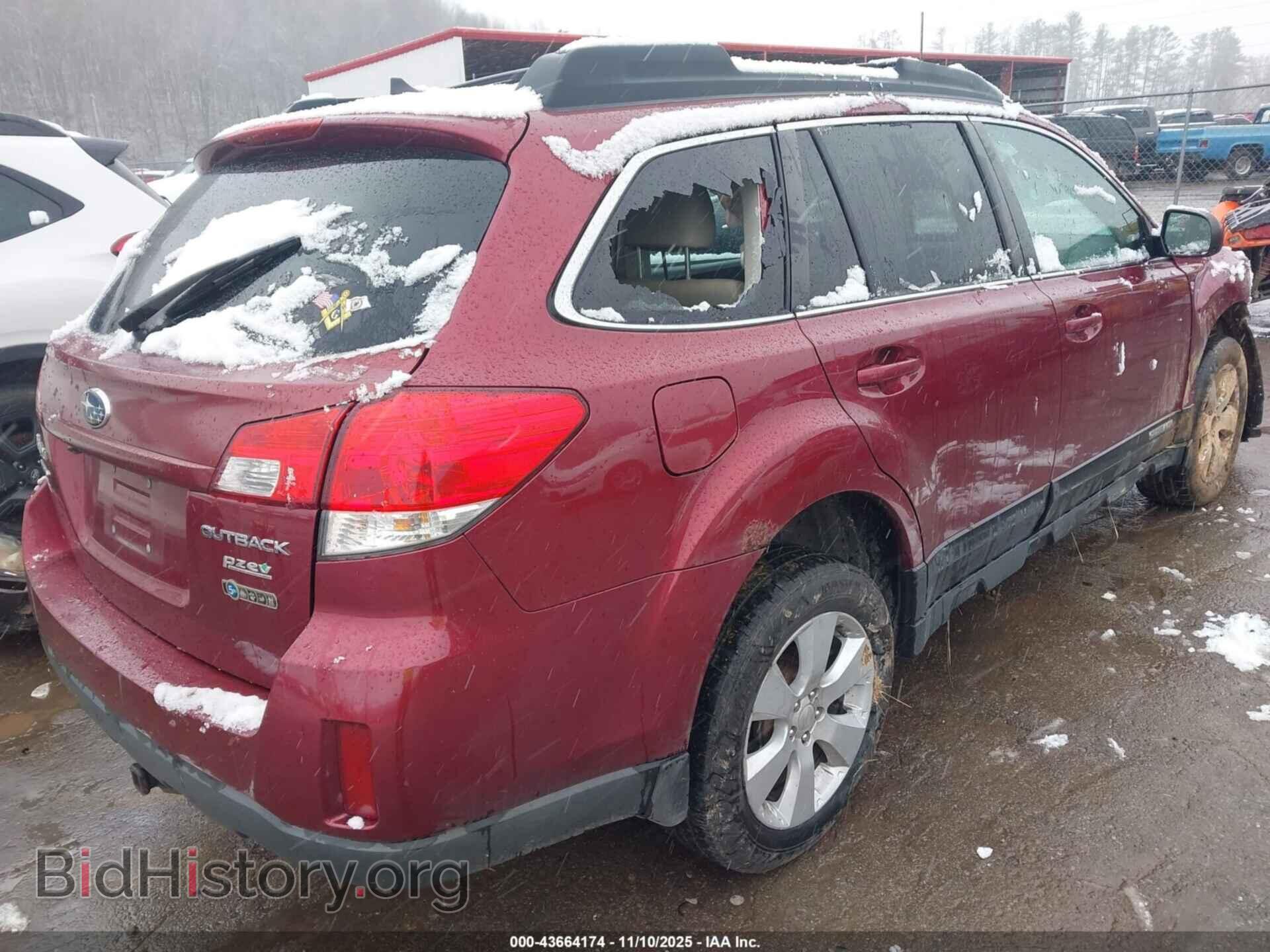 2011 SUBARU OUTBACK - VIN: 4S4BRBLC9B3369114 - Фото 4