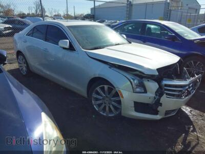 2014 Cadillac ATS Luxury, white — VIN 1G6AH5RX4E0115978, IAAI