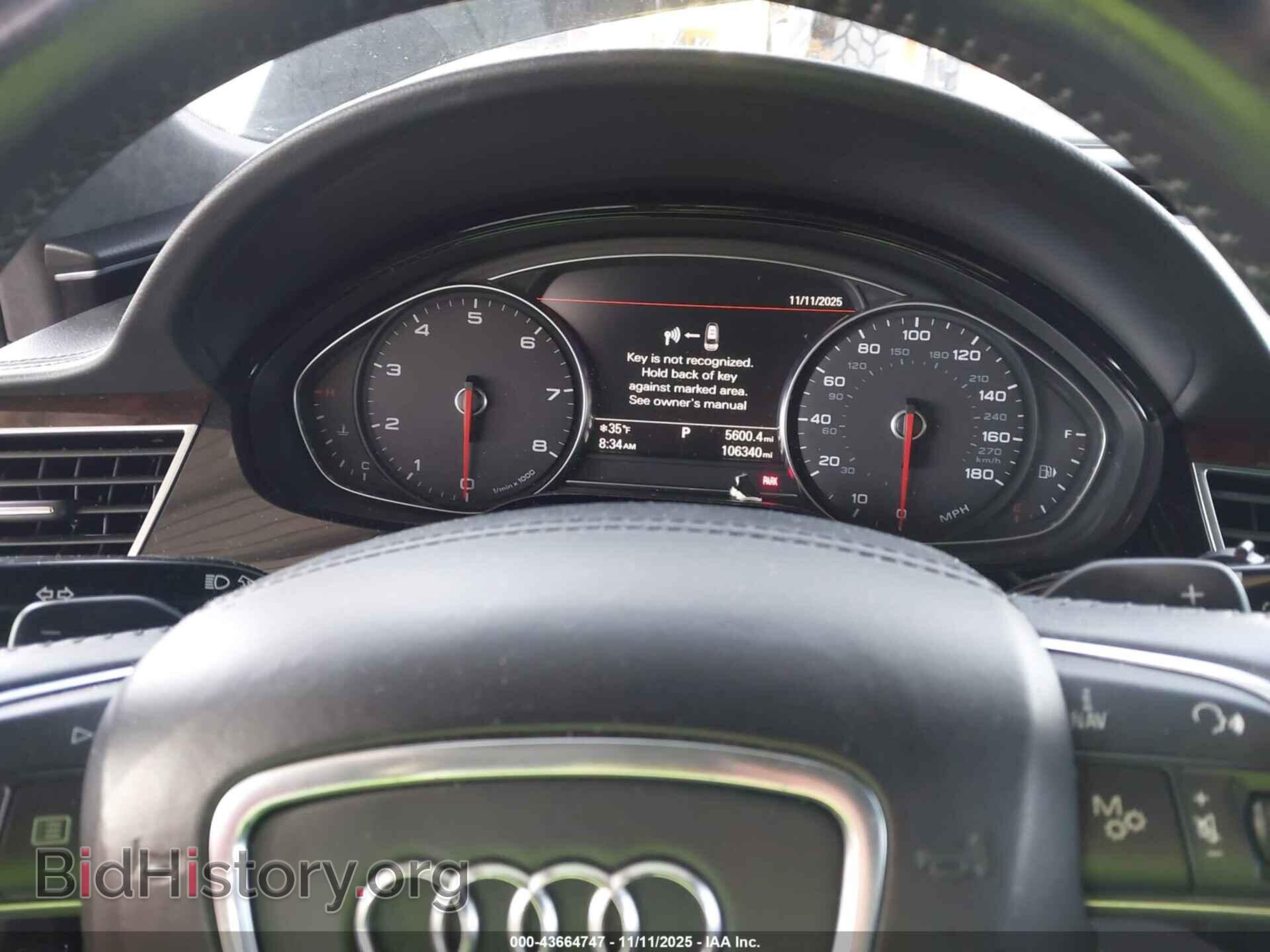 2016 AUDI A8 L - VIN: WAU43AFD4GN021100 - Фото 7