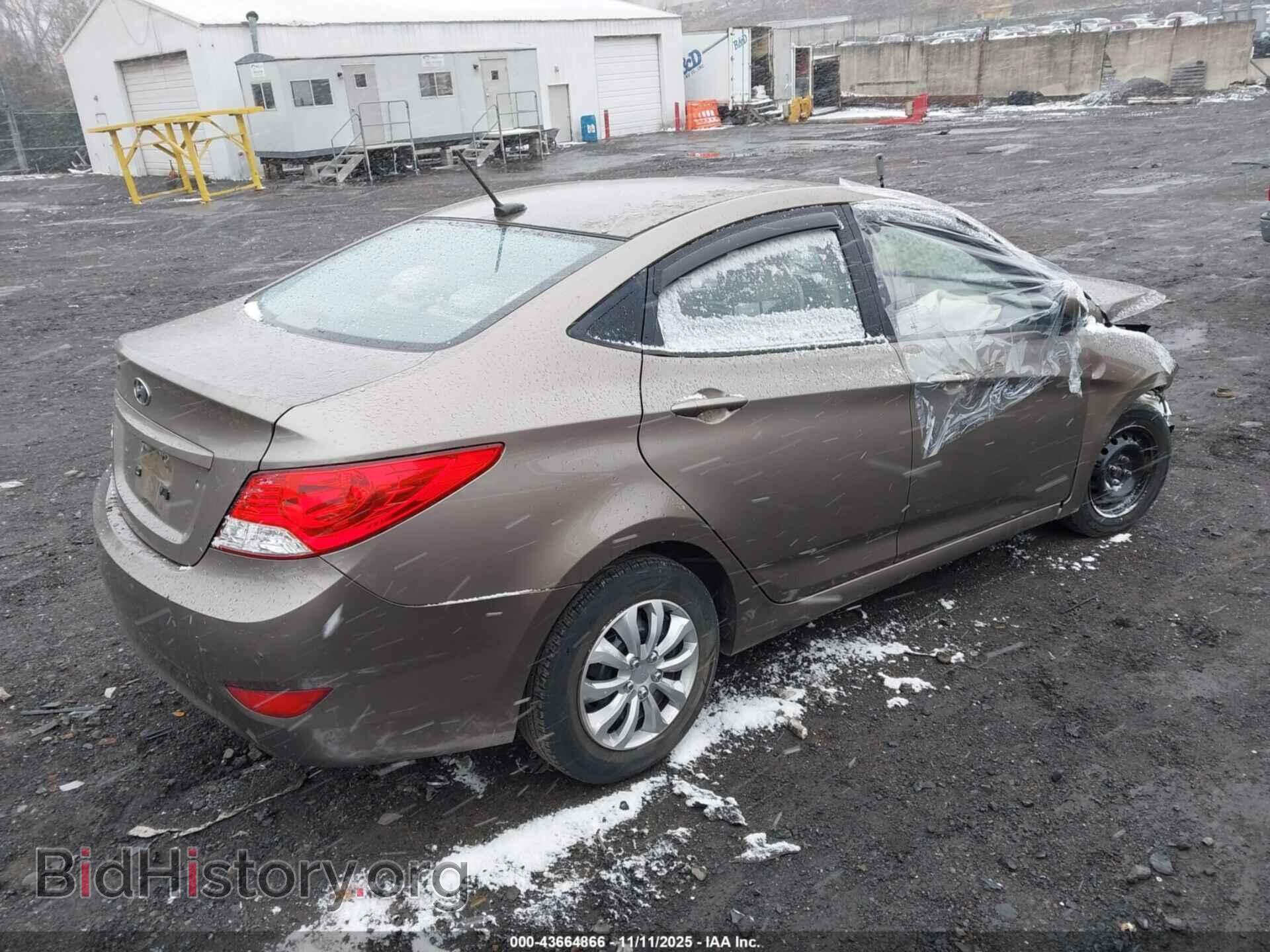 2014 HYUNDAI ACCENT - VIN: KMHCT4AE8EU677153 - Фото 4