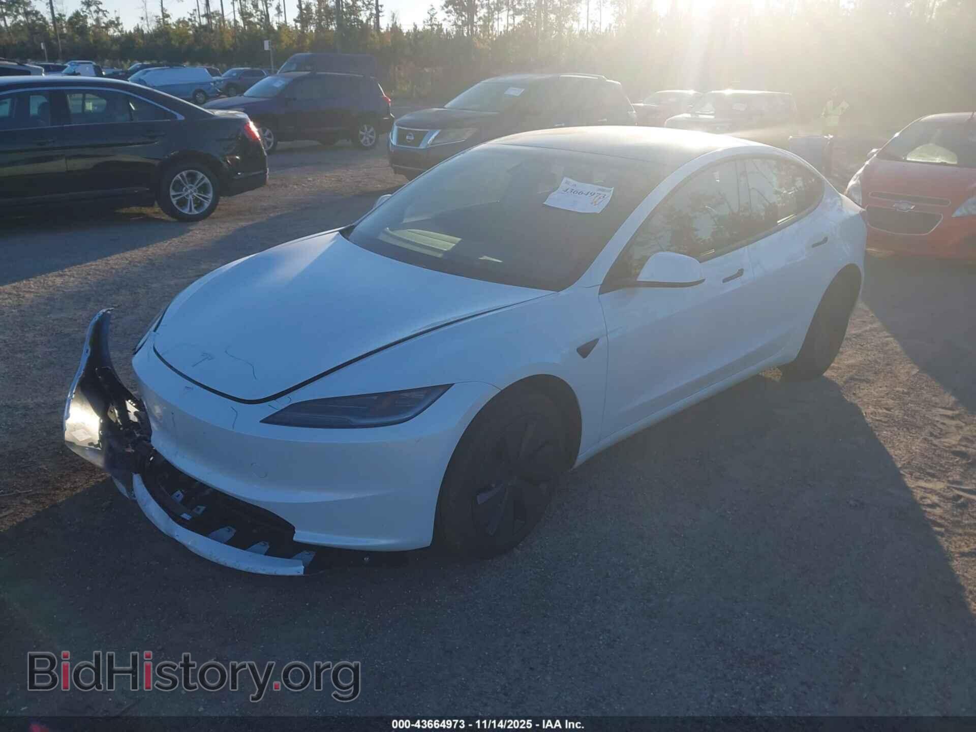2025 TESLA MODEL 3 - VIN: 5YJ3E1EA3SF073311 - Фото 2
