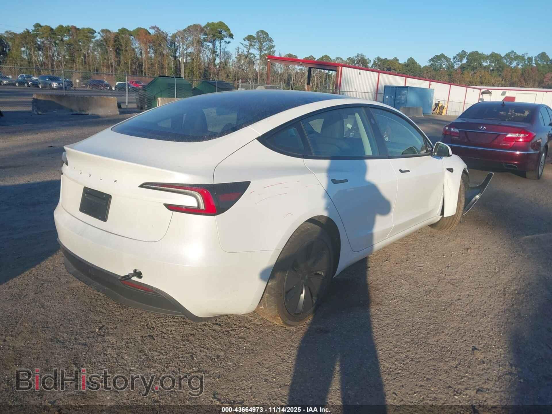 2025 TESLA MODEL 3 - VIN: 5YJ3E1EA3SF073311 - Фото 4
