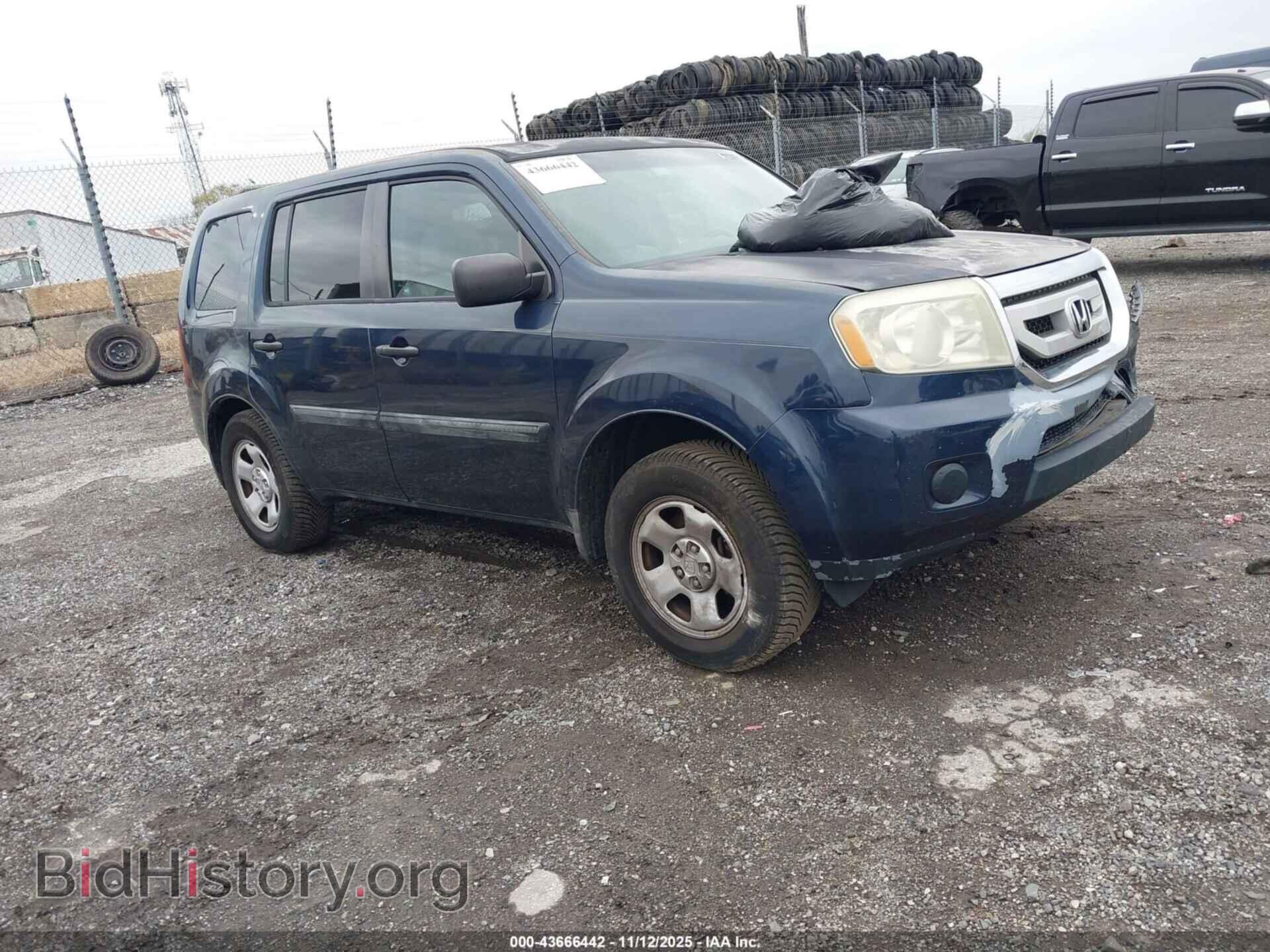 Photo 5FNYF3H20BB023078 - HONDA PILOT 2011