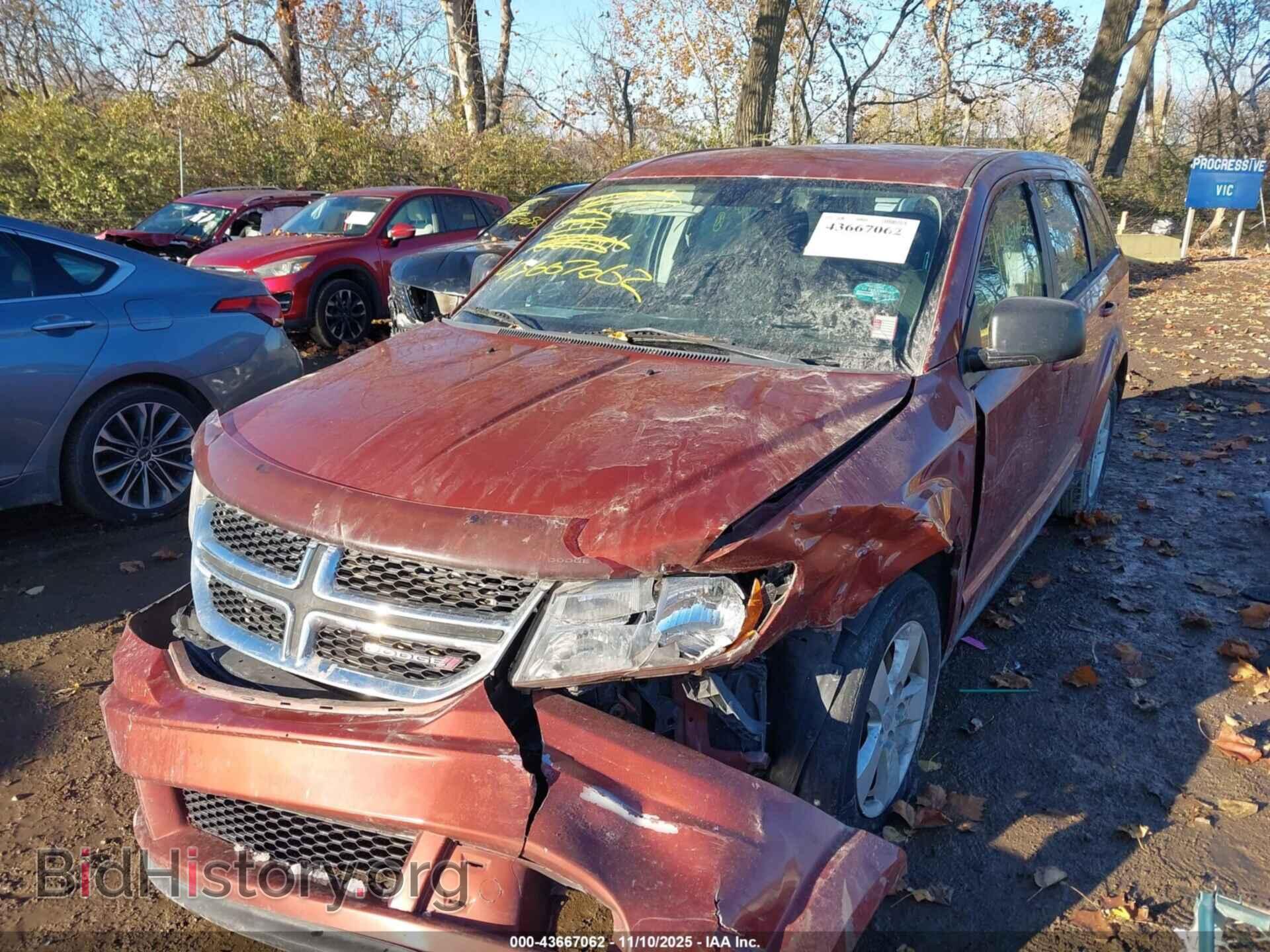 2013 DODGE JOURNEY - VIN: 3C4PDCAB2DT502506 - Фото 2