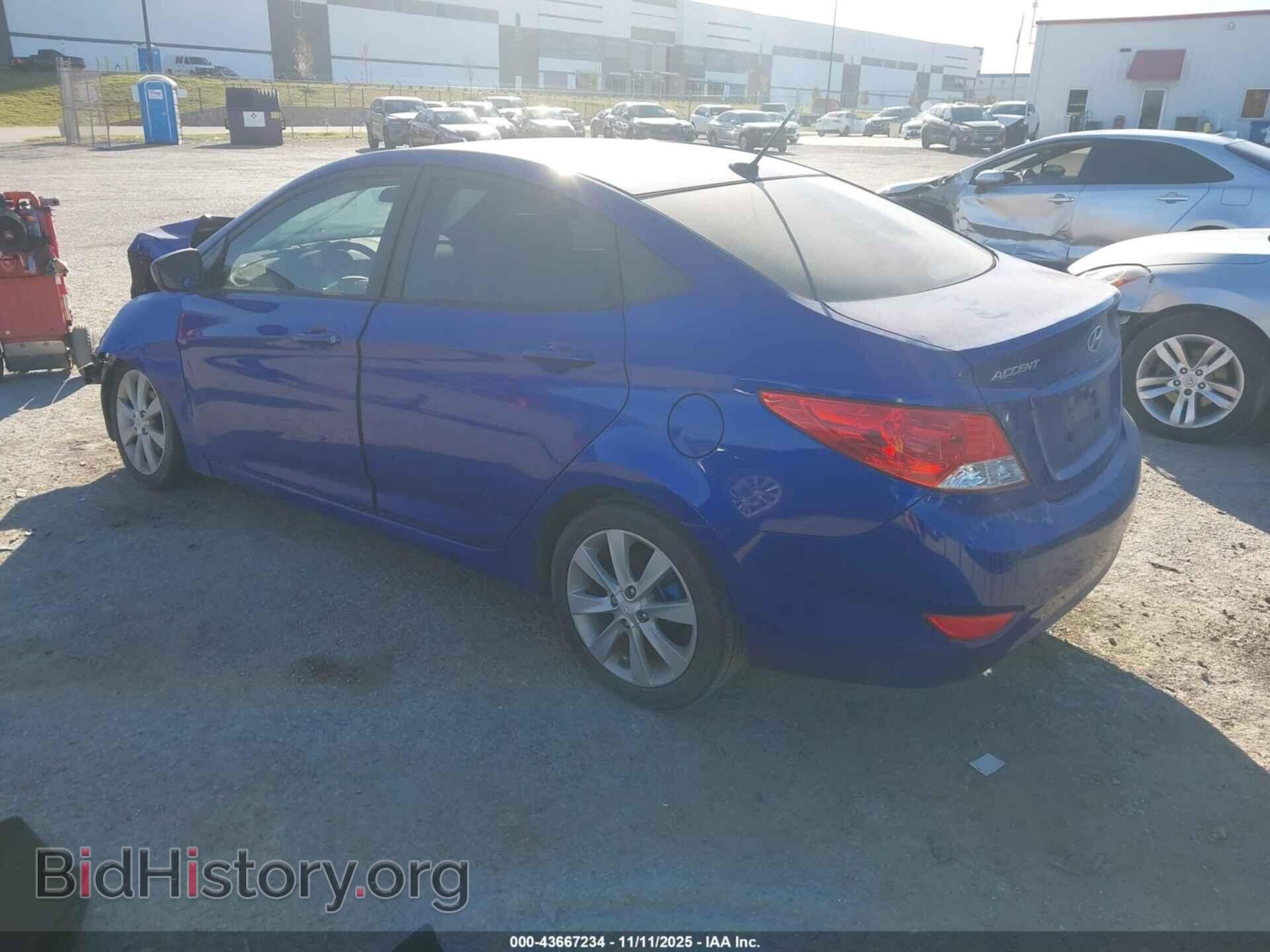2013 HYUNDAI ACCENT - VIN: KMHCU4AE3DU463473 - Photo 3