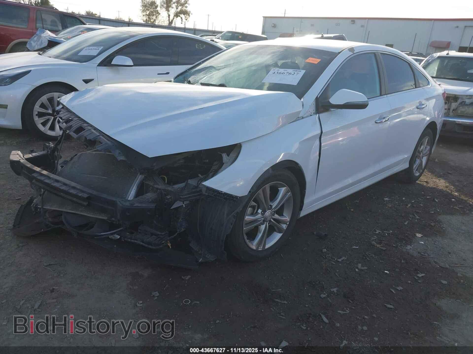 2018 HYUNDAI SONATA - VIN: 5NPE34AF3JH599617 - Фото 2
