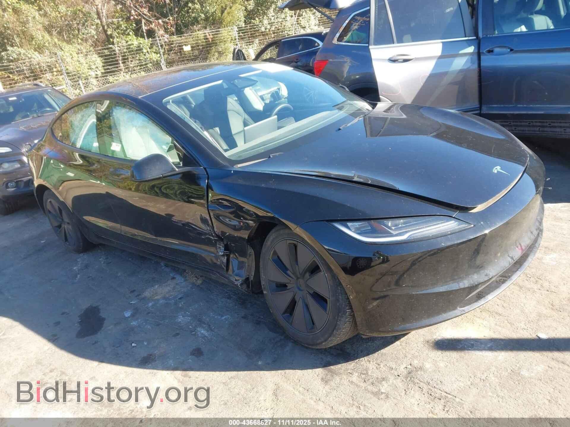 Photo 5YJ3E1EA6RF717877 - TESLA MODEL 3 2024