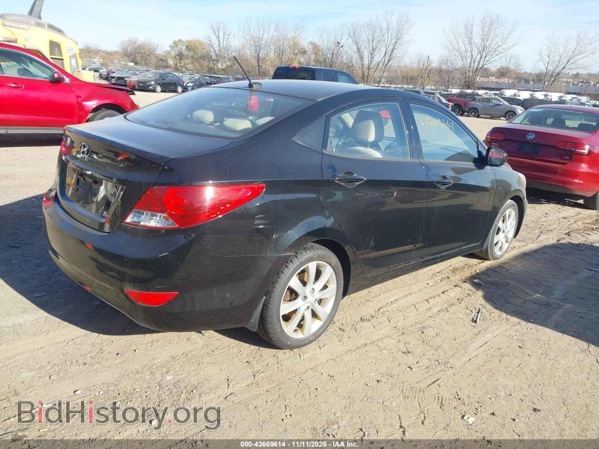 2012 HYUNDAI ACCENT - VIN: KMHCU4AE2CU246205 - Фото 4
