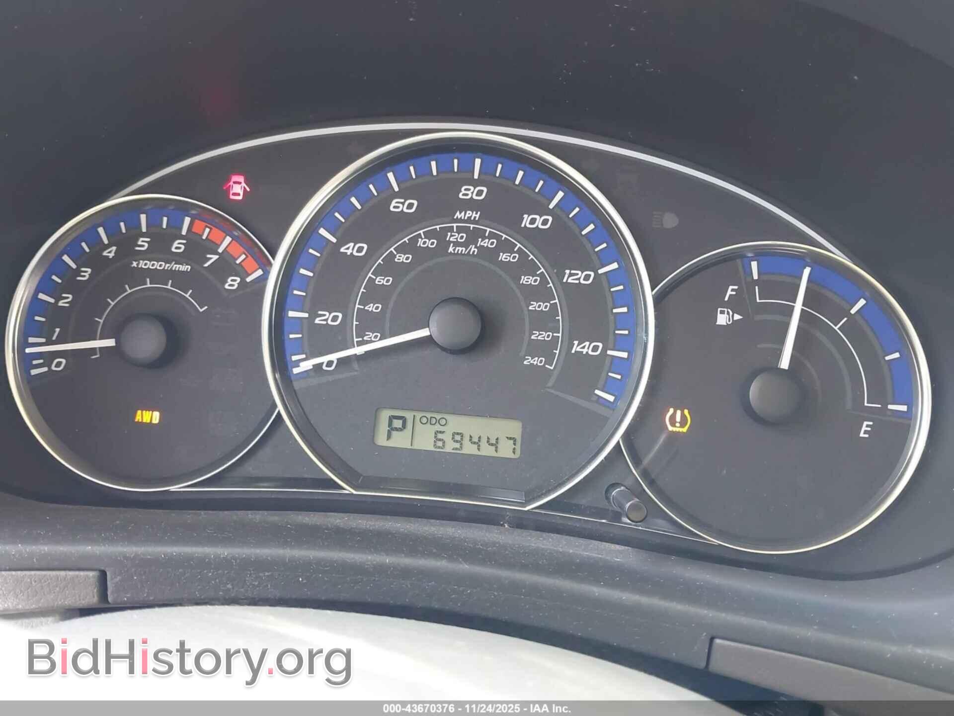 2010 SUBARU FORESTER - VIN: JF2SH6AC7AH745362 - Фото 7
