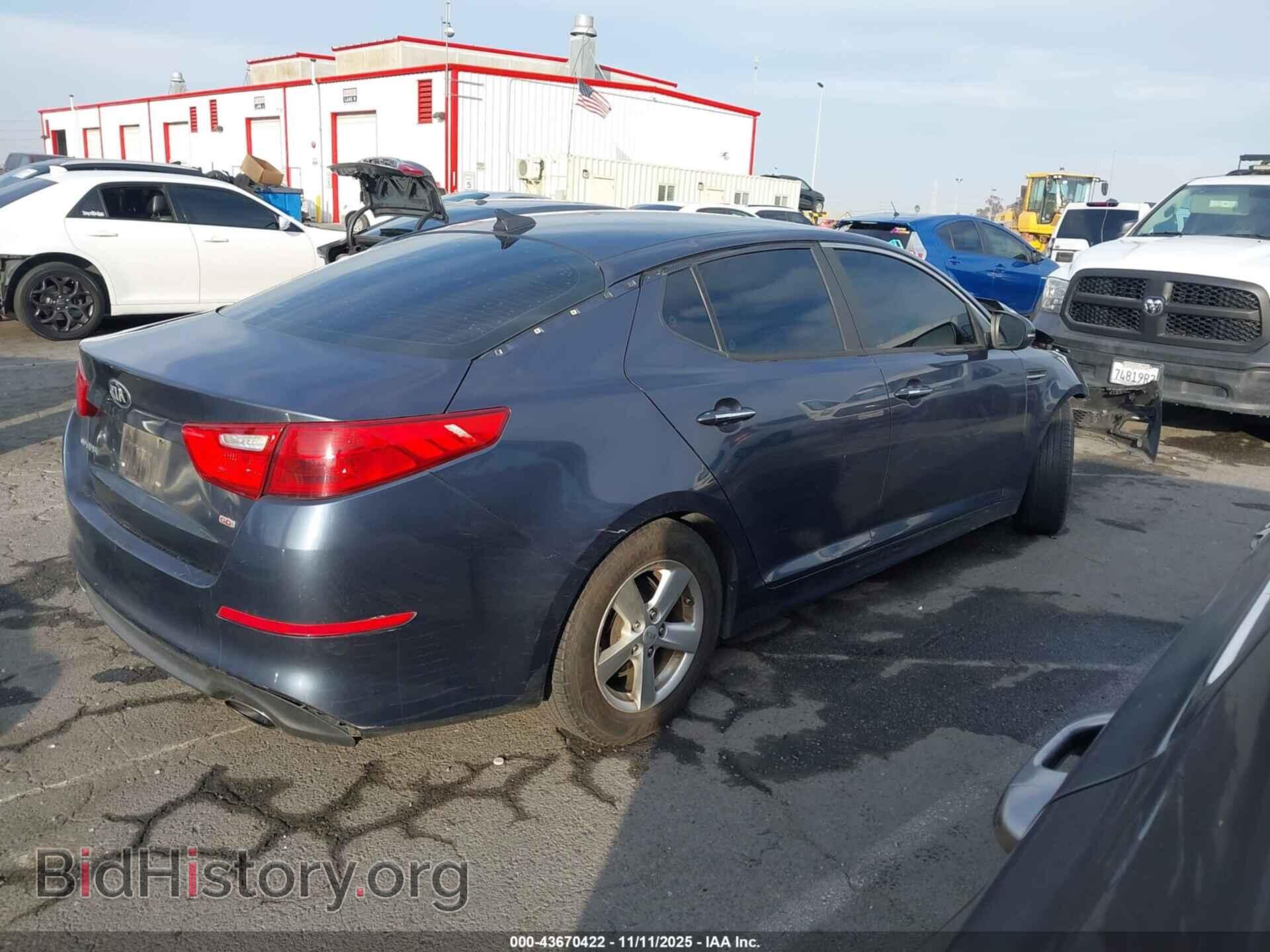 2015 KIA OPTIMA - VIN: 5XXGM4A74FG483621 - Фото 4