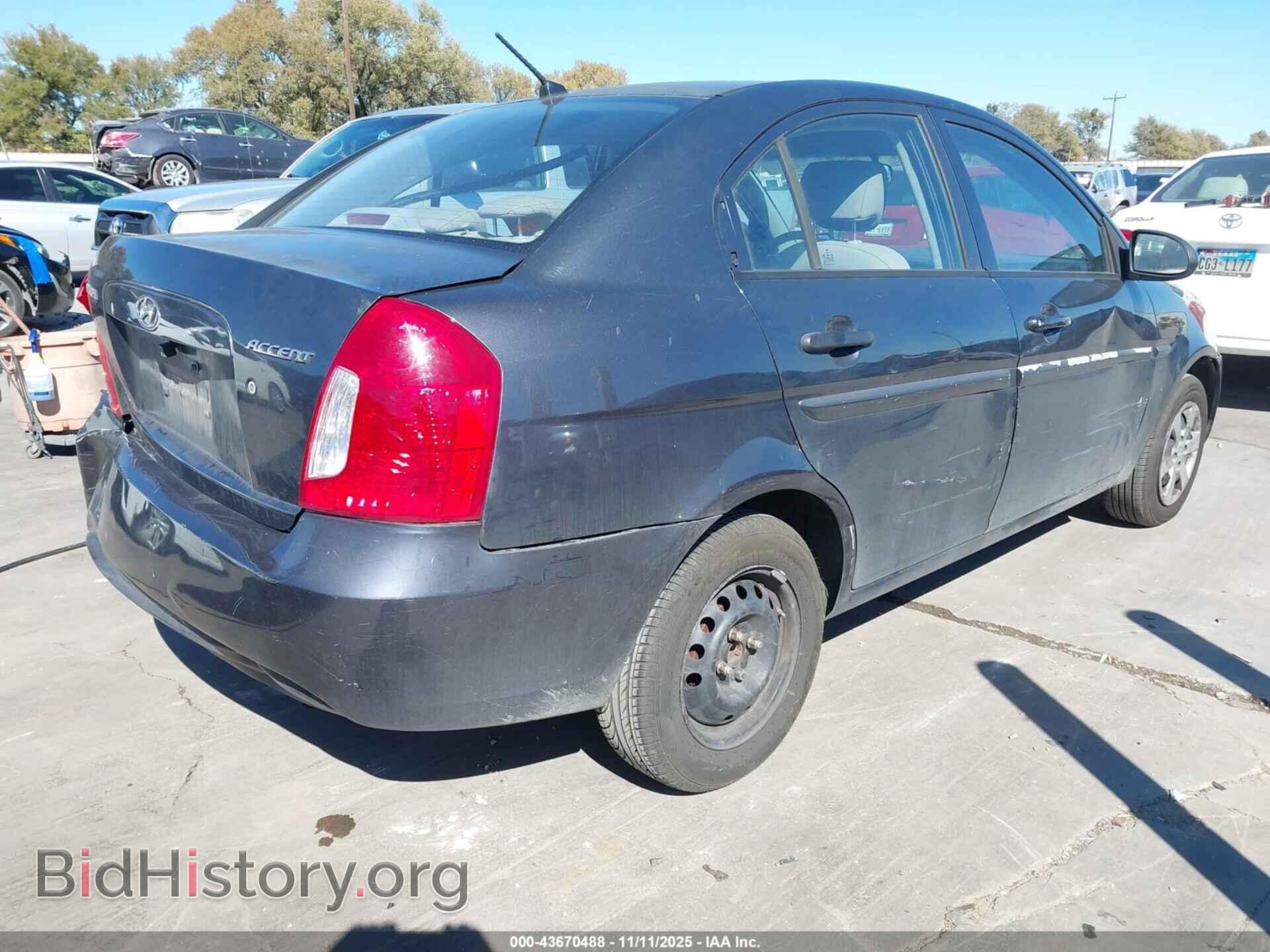 2009 HYUNDAI ACCENT - VIN: KMHCN46C69U362522 - Фото 4
