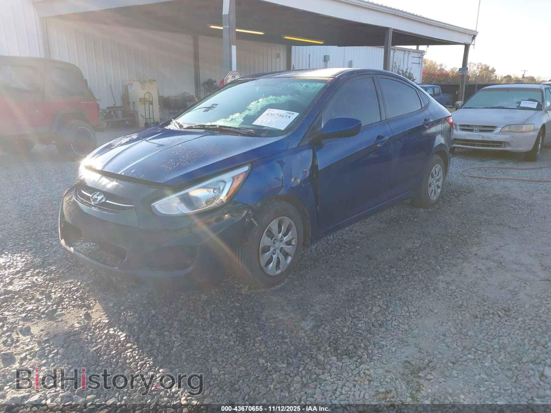 2016 HYUNDAI ACCENT - VIN: KMHCT4AE9GU060671 - Фото 2
