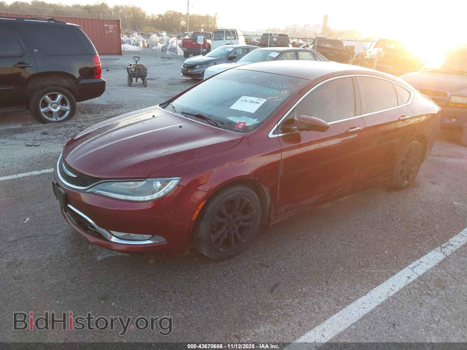 2015 CHRYSLER 200 - VIN: 1C3CCCCB0FN558501 - Фото 2