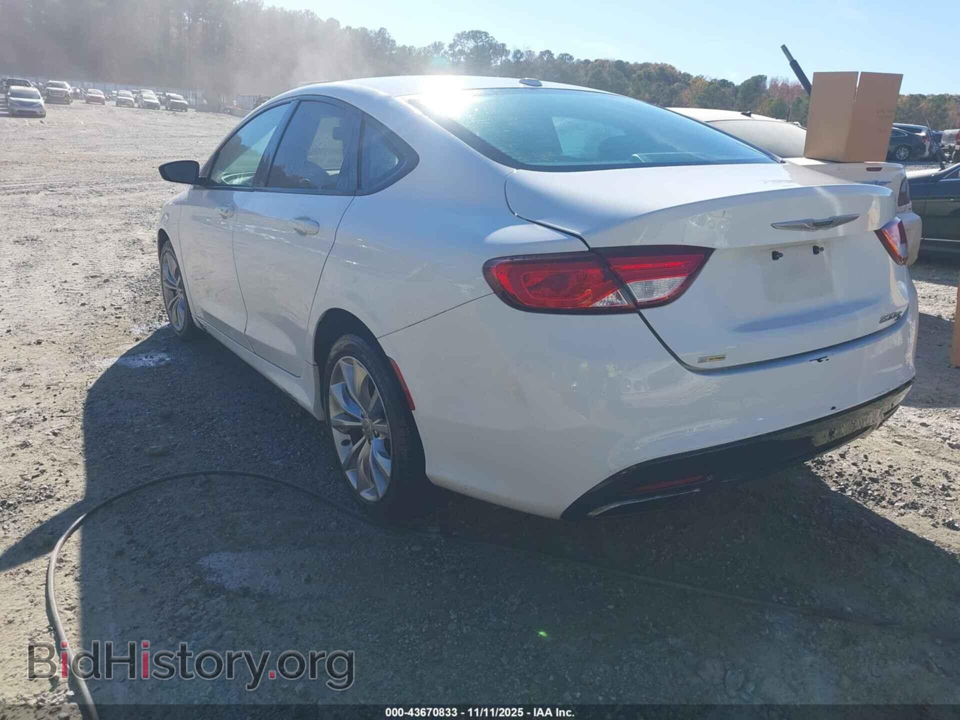 2015 CHRYSLER 200 - VIN: 1C3CCCBB7FN725504 - Фото 3
