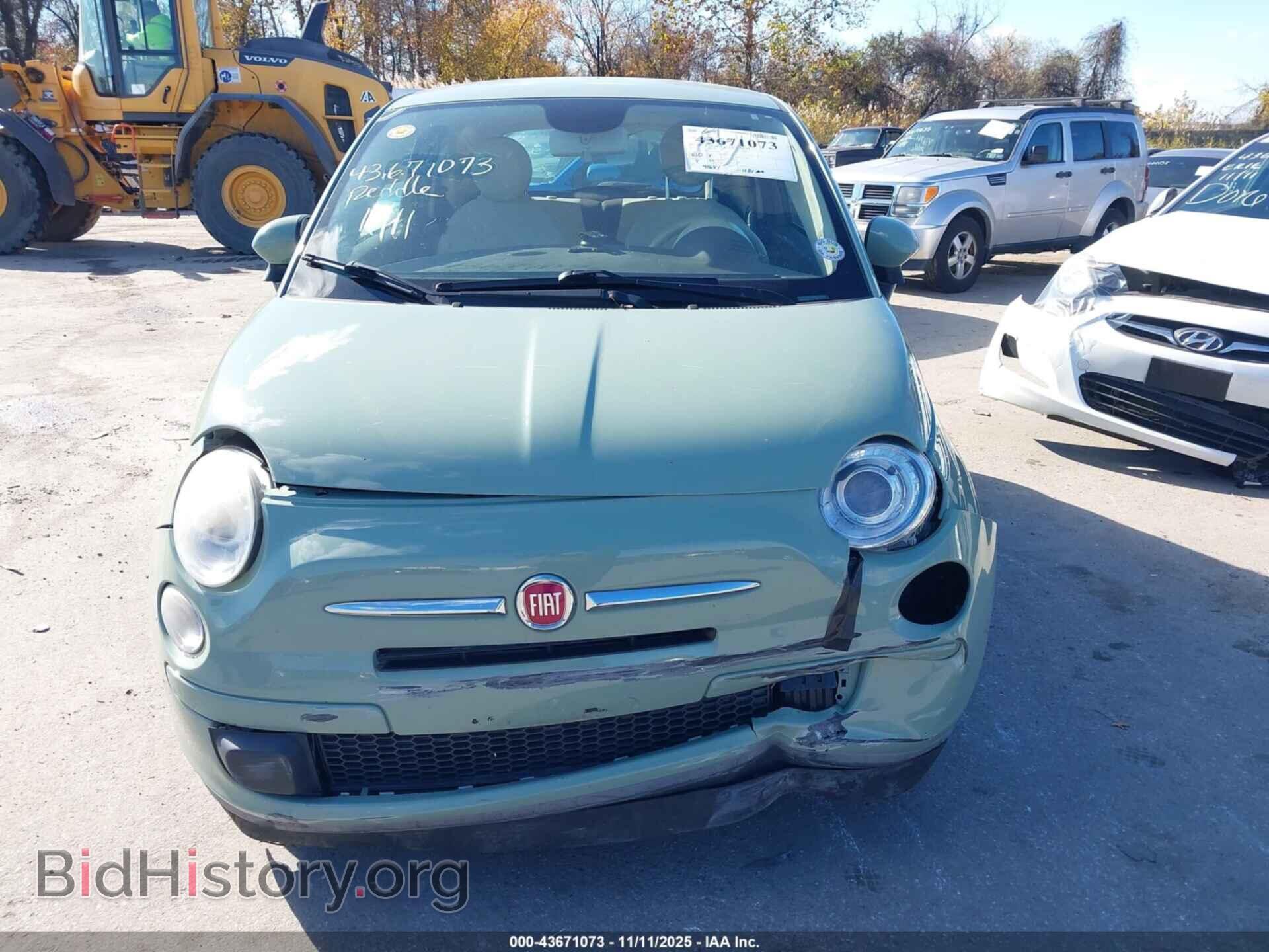 2013 FIAT 500 - VIN: 3C3CFFAR2DT742392 - Фото 6