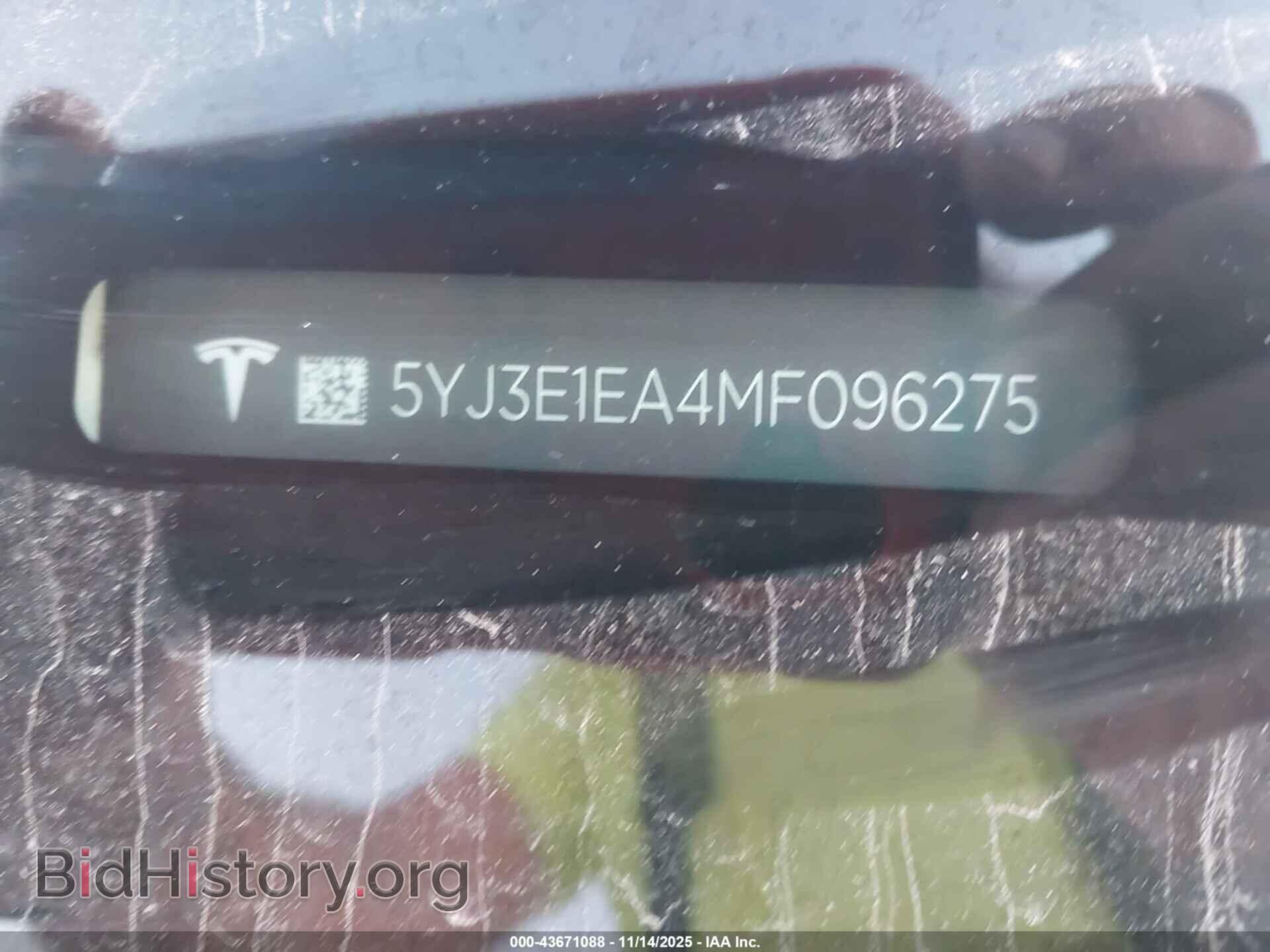 2021 TESLA MODEL 3 - VIN: 5YJ3E1EA4MF096275 - Фото 9