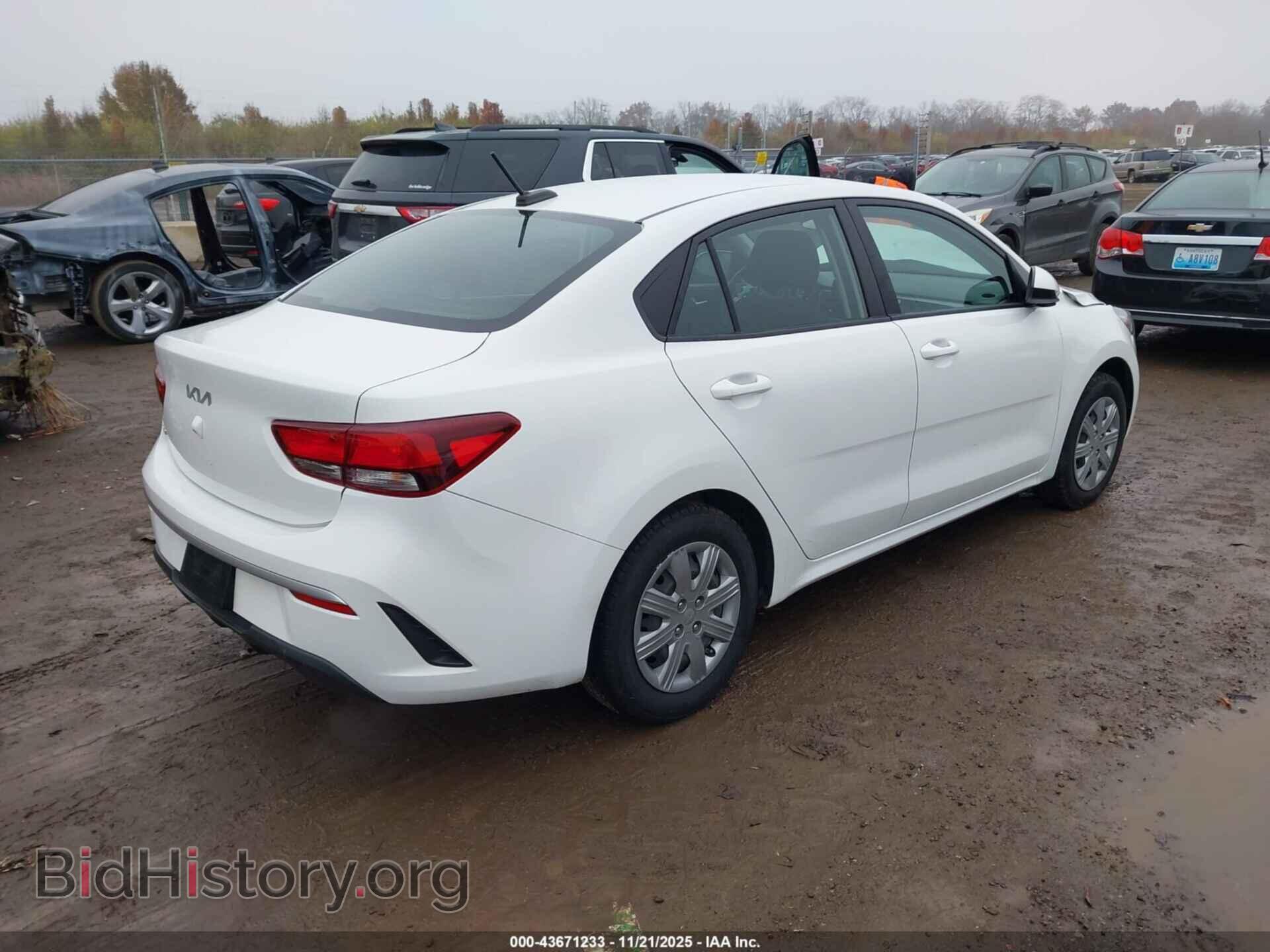 2022 KIA RIO - VIN: 3KPA24AD0NE444694 - Фото 4