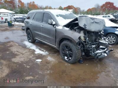 2013 Dodge DURANGO Crew, серый — VIN 1C4RDJDG5DC602180, IAAI