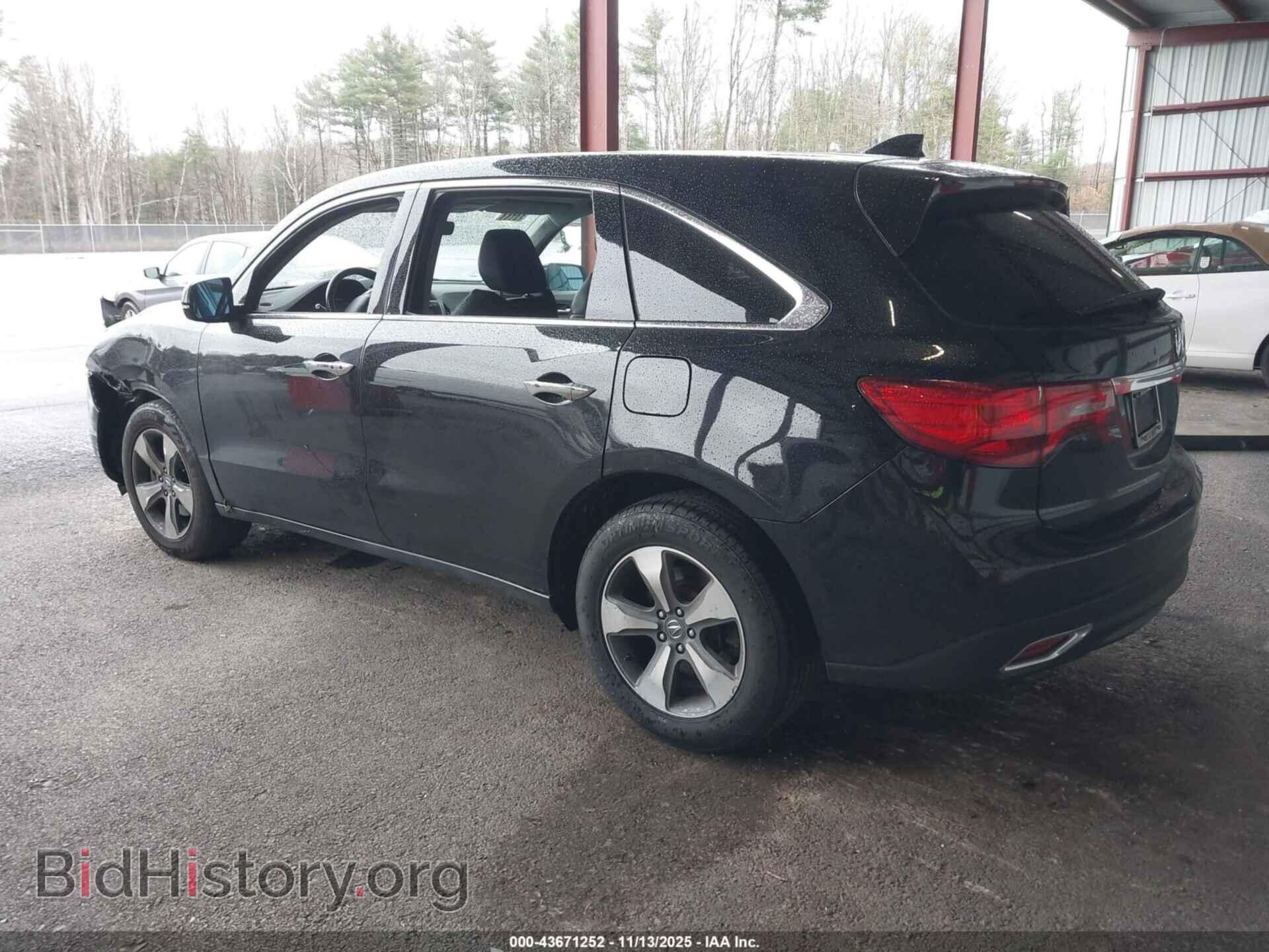 2016 ACURA MDX - VIN: 5FRYD4H29GB043637 - Фото 3