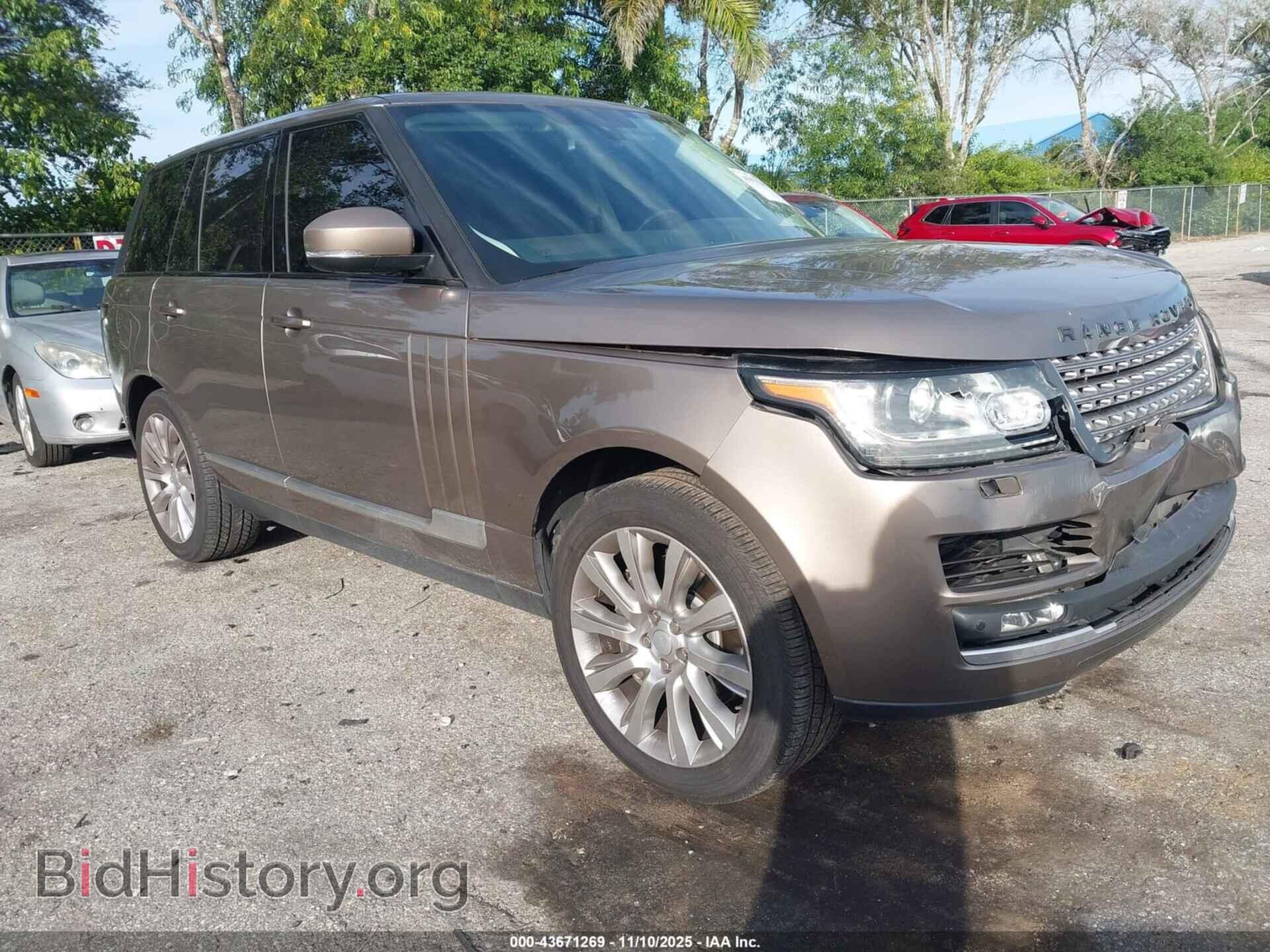 Фотография SALGS2EF6GA262717 - LAND ROVER RANGE ROVER 2016