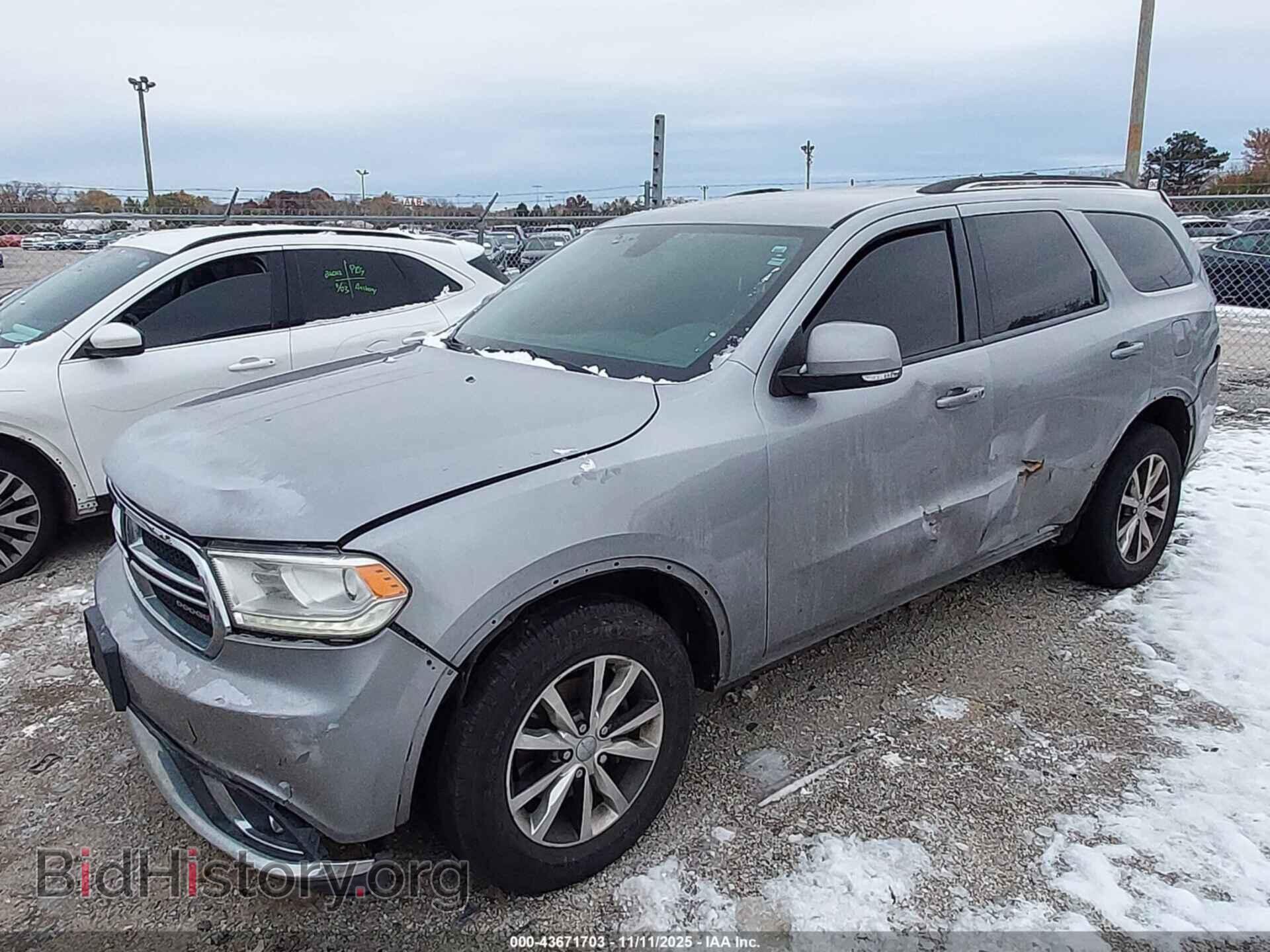 2016 DODGE DURANGO - VIN: 1C4RDJDG8GC308700 - Фото 2