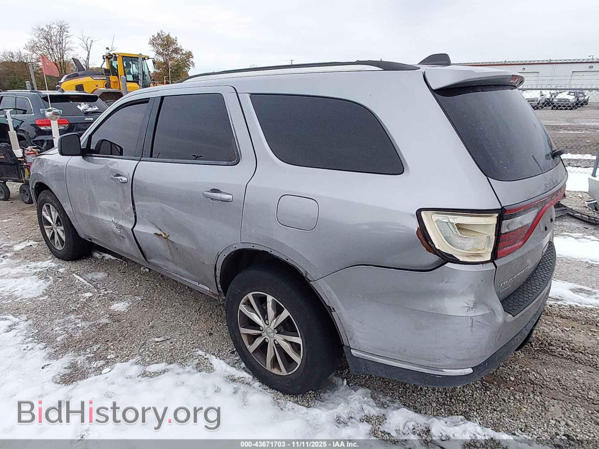 2016 DODGE DURANGO - VIN: 1C4RDJDG8GC308700 - Фото 3