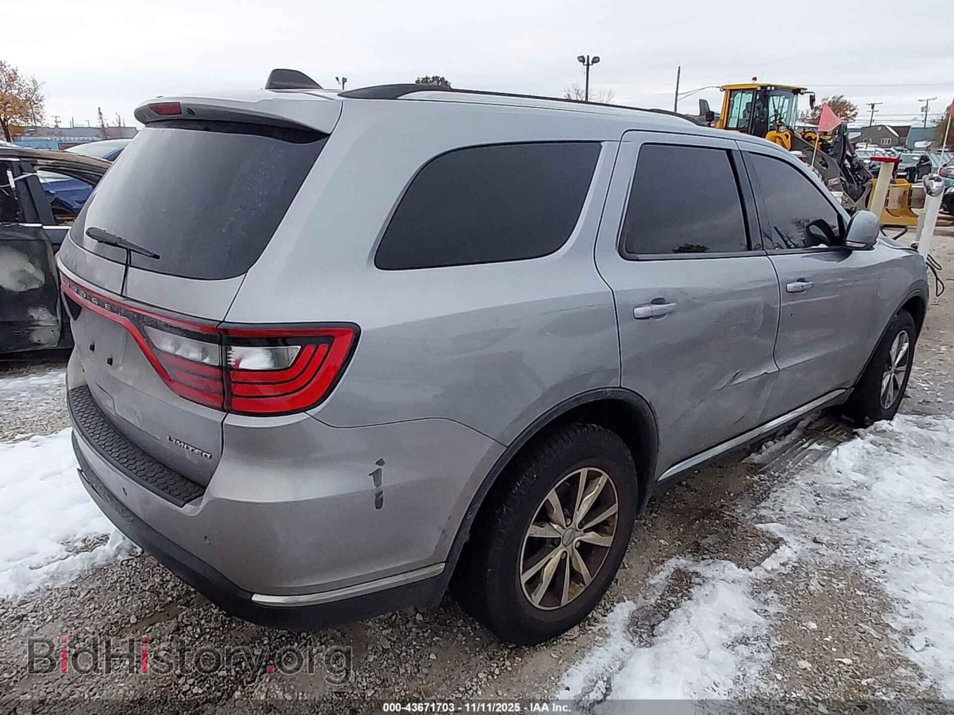2016 DODGE DURANGO - VIN: 1C4RDJDG8GC308700 - Фото 4