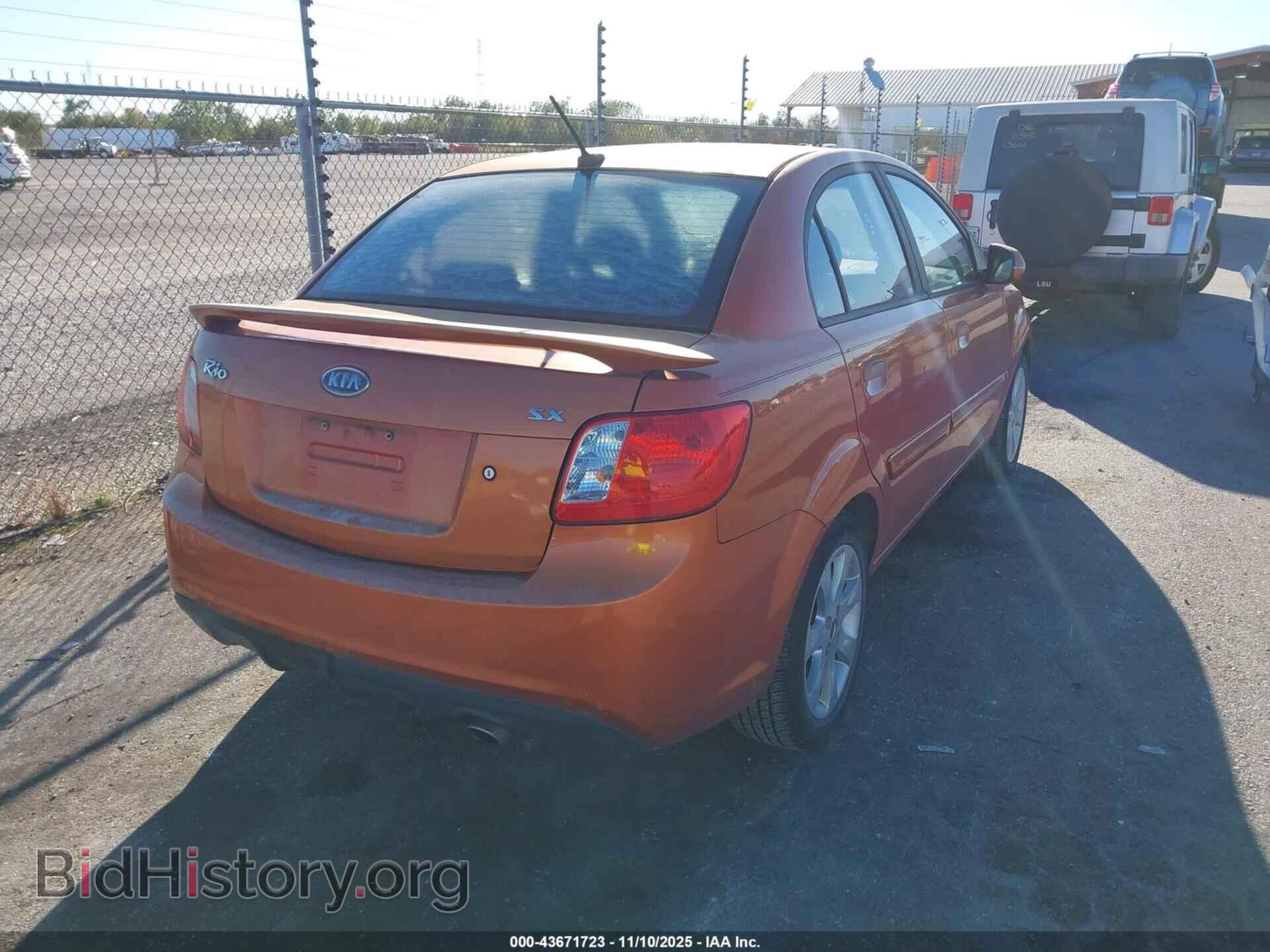 2010 KIA RIO - VIN: KNADH4A38A6644609 - Фото 4