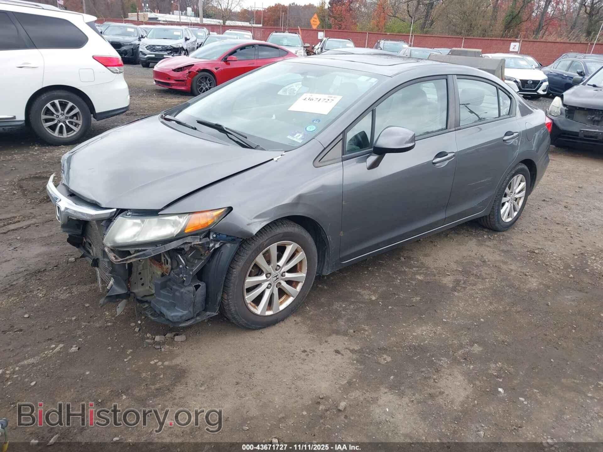 2012 HONDA CIVIC - VIN: 19XFB2F91CE308098 - Фото 2