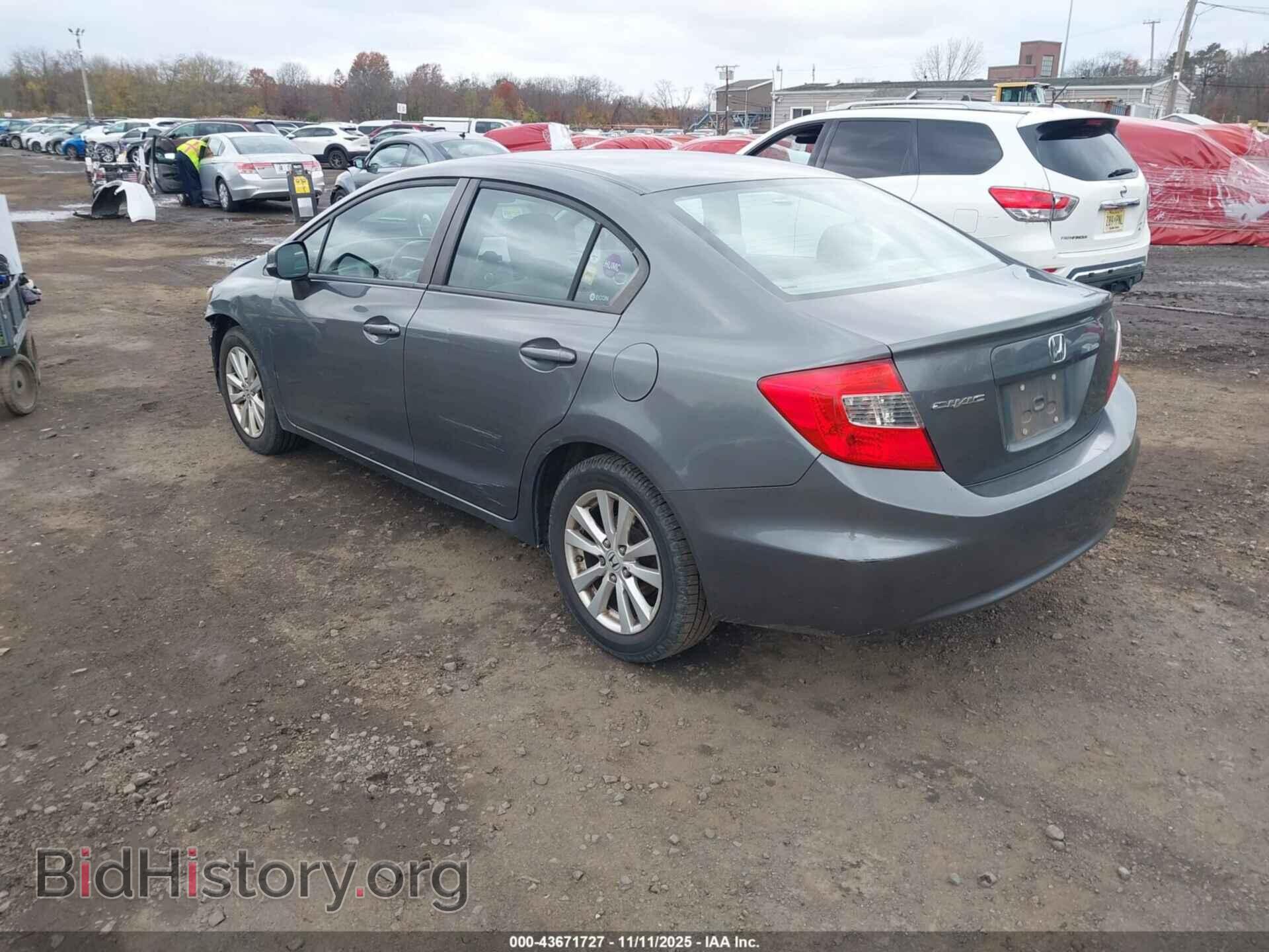 2012 HONDA CIVIC - VIN: 19XFB2F91CE308098 - Фото 3
