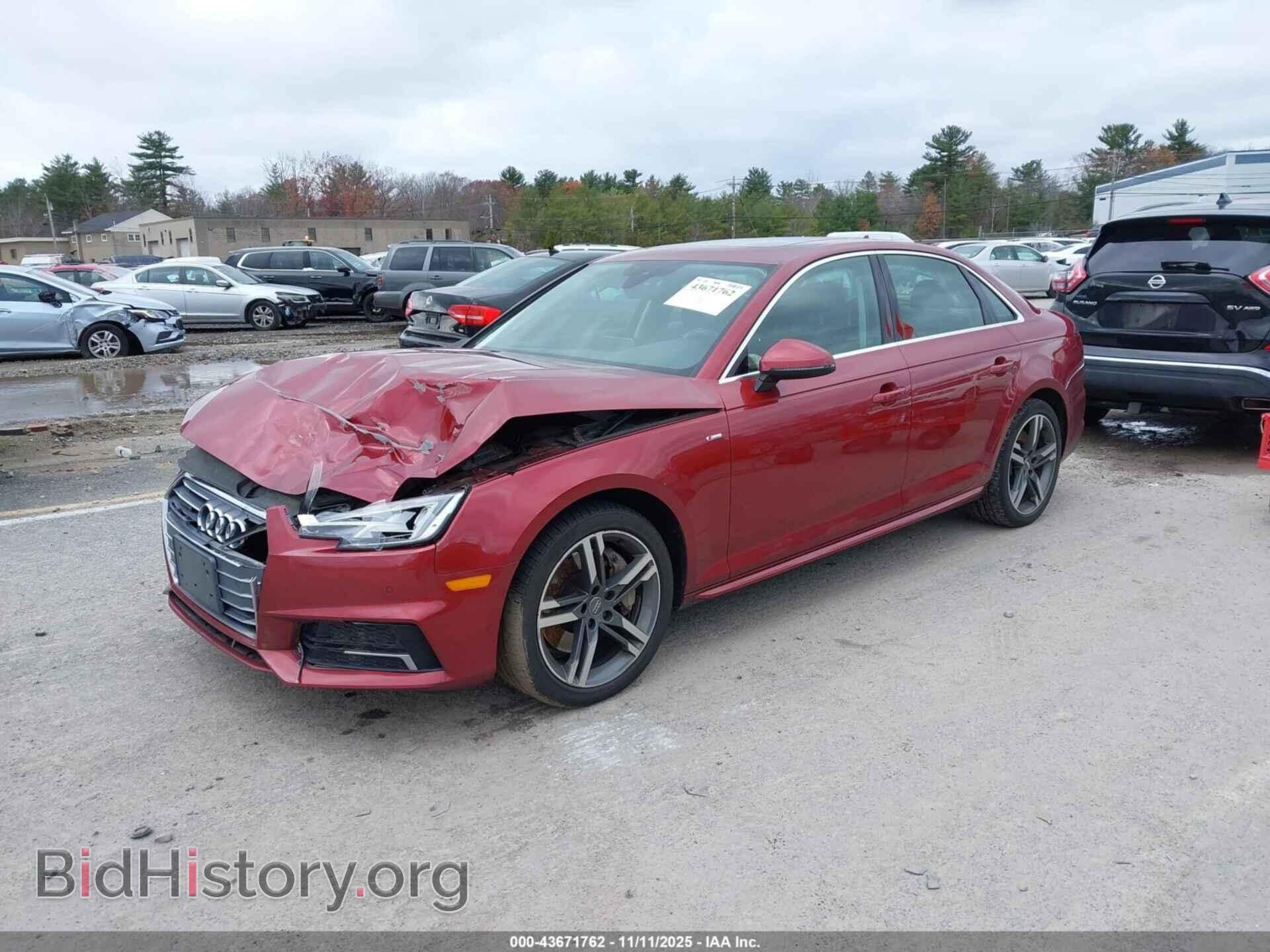 2018 AUDI A4 - VIN: WAUENAF44JA207376 - Фото 2