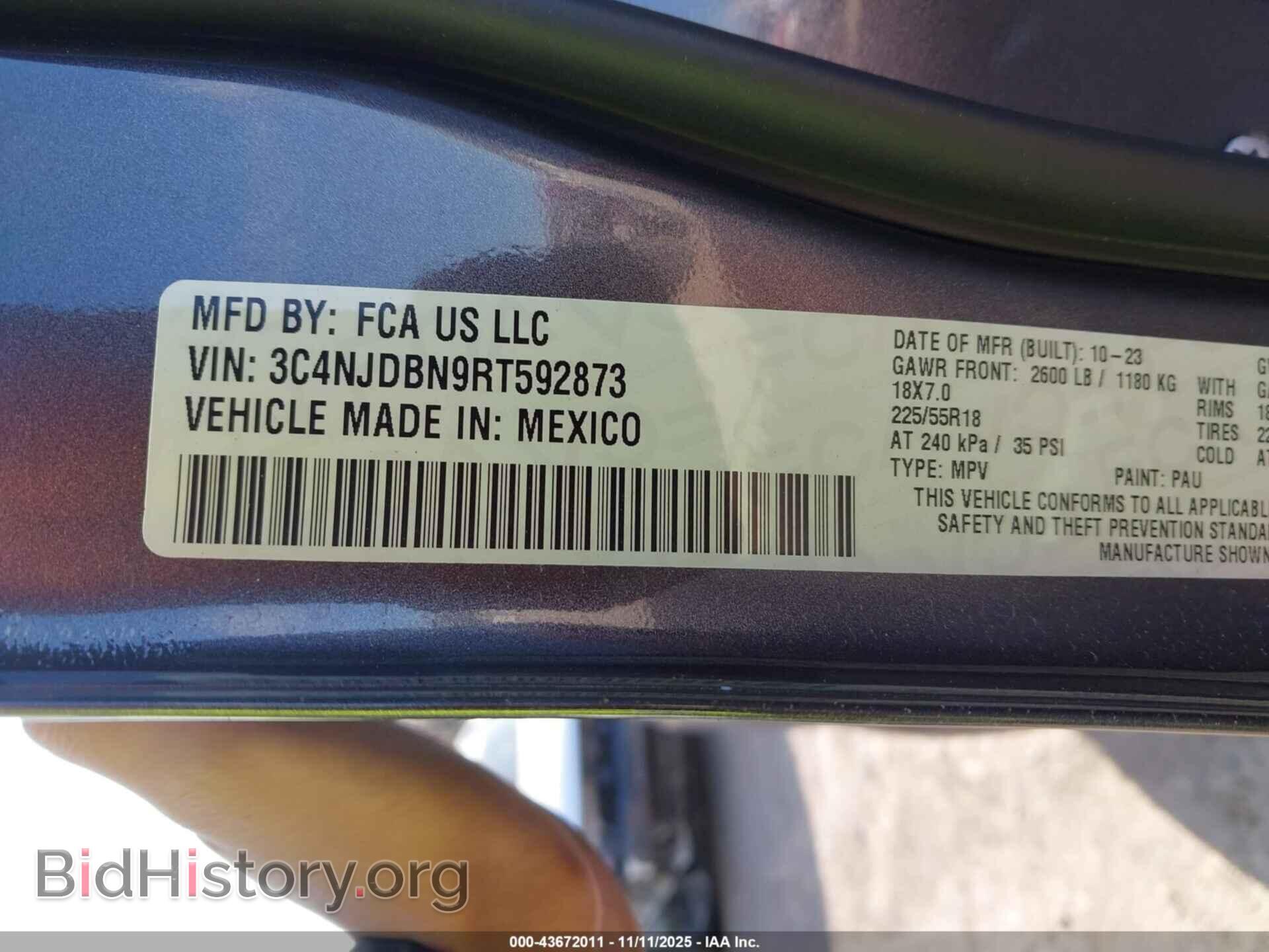 2024 JEEP COMPASS - VIN: 3C4NJDBN9RT592873 - Фото 9