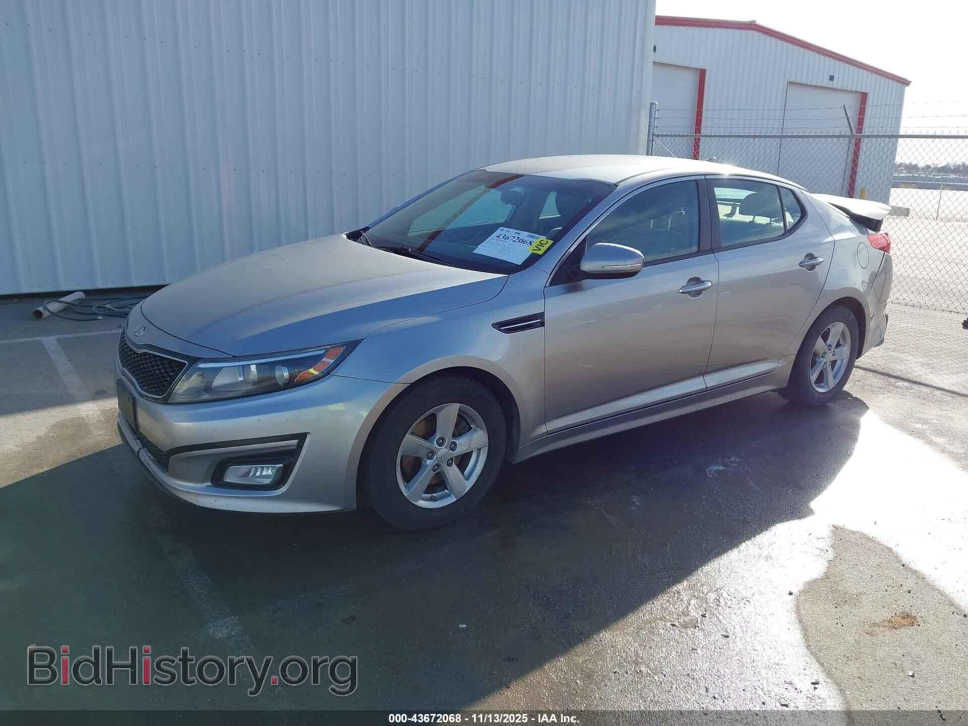 2014 KIA OPTIMA - VIN: KNAGM4A73E5453042 - Фото 2