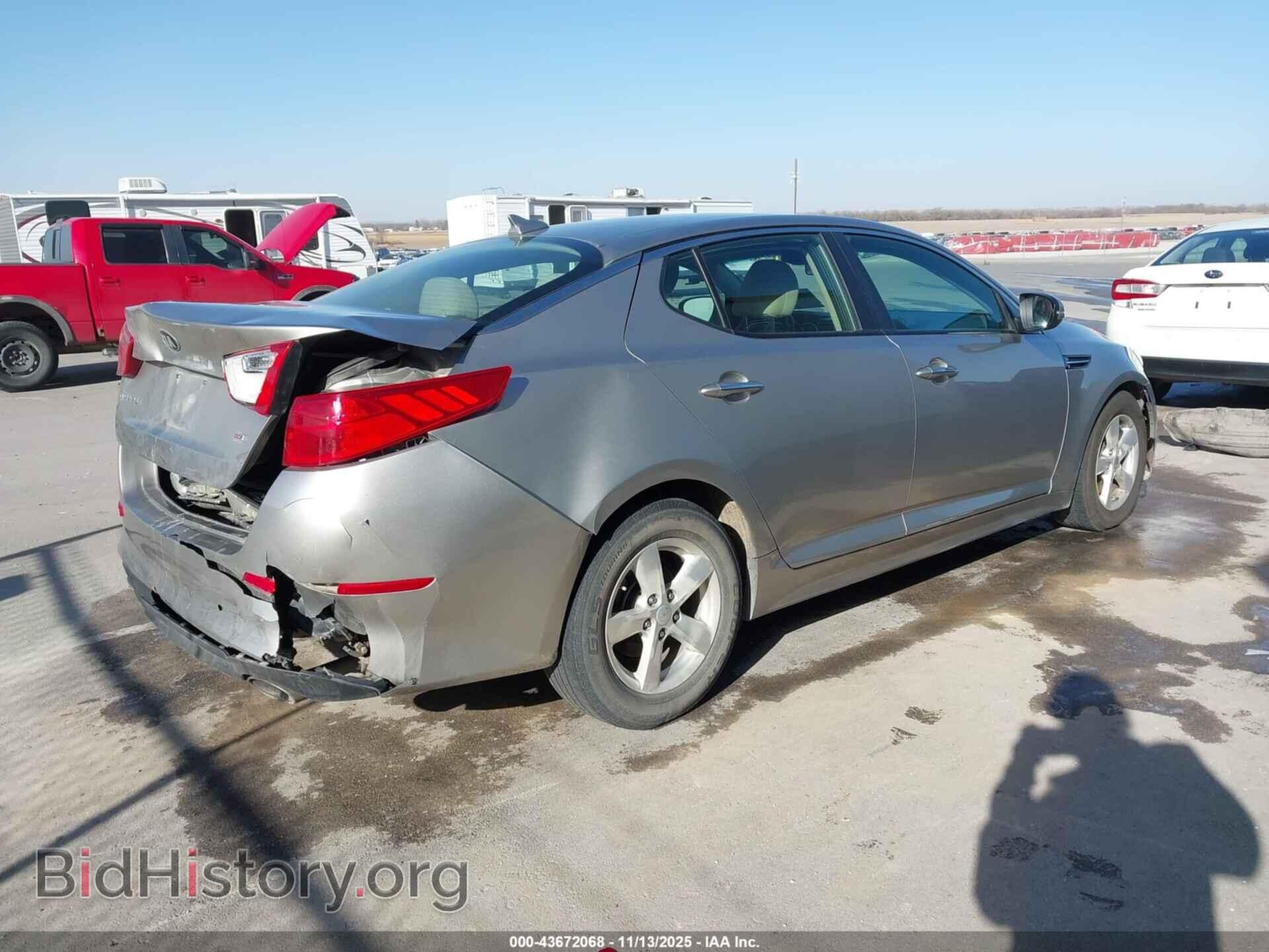 2014 KIA OPTIMA - VIN: KNAGM4A73E5453042 - Фото 4