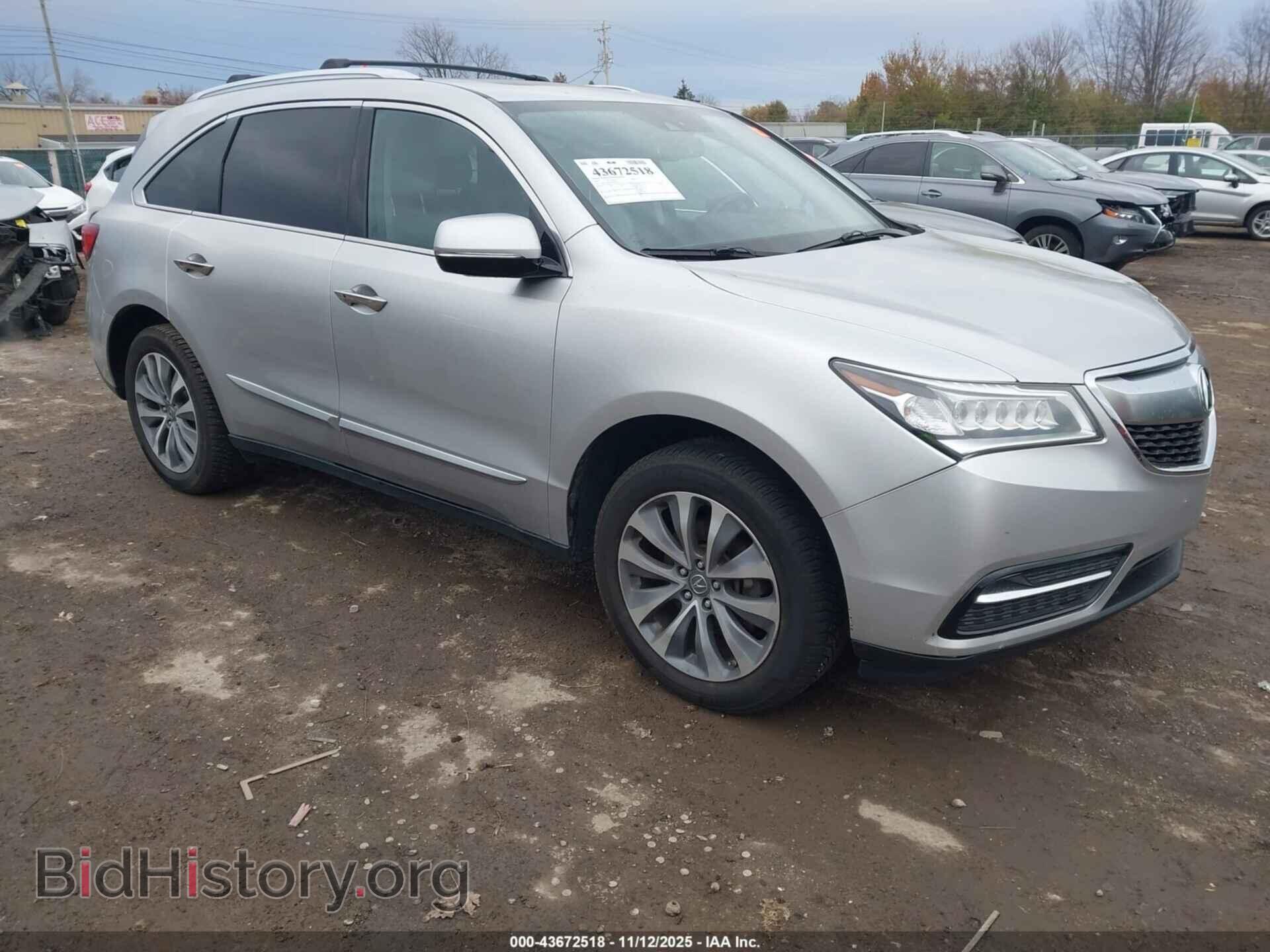 Фотография 5FRYD4H43EB036620 - ACURA MDX 2014