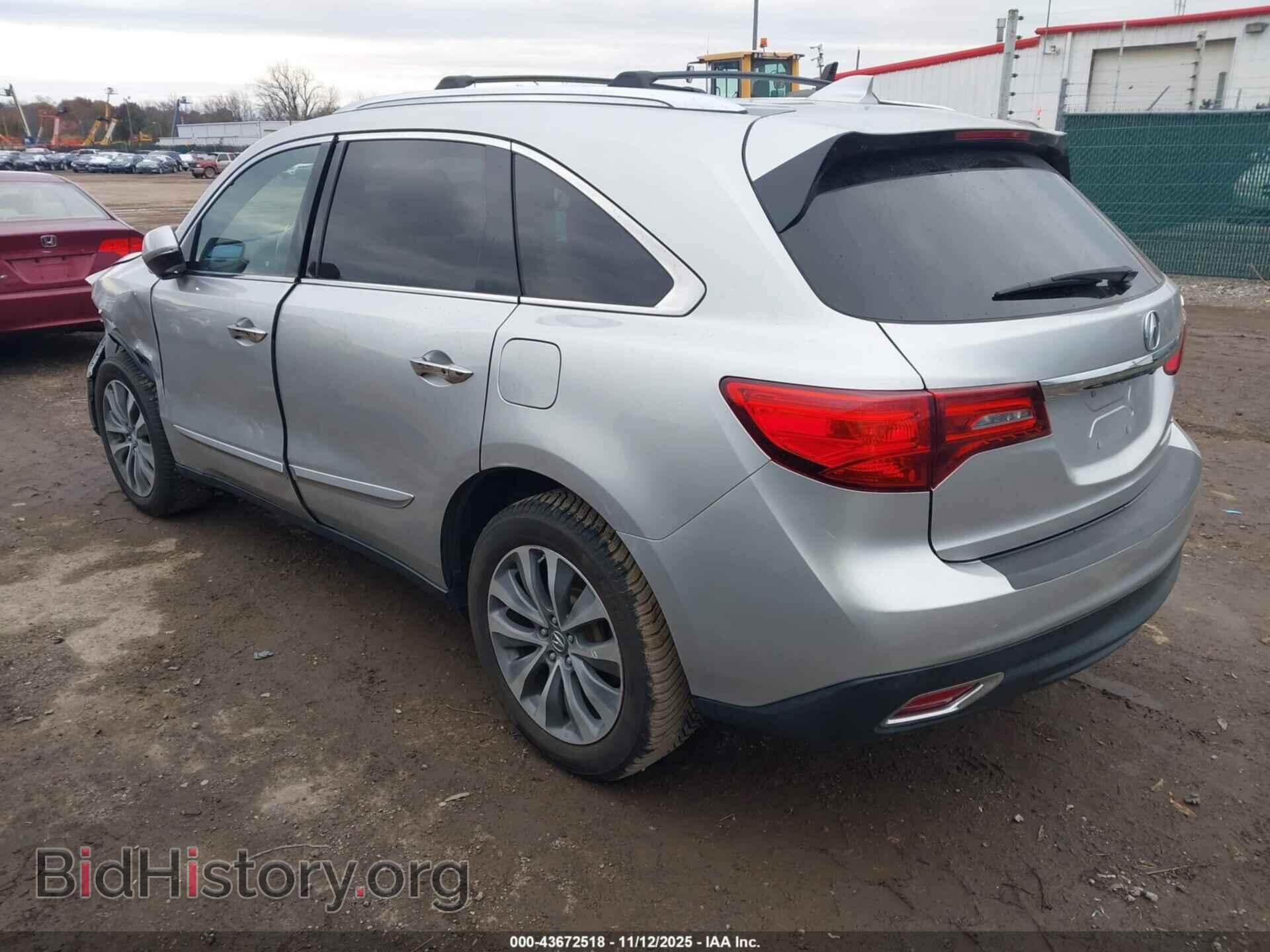 2014 ACURA MDX - VIN: 5FRYD4H43EB036620 - Фото 3