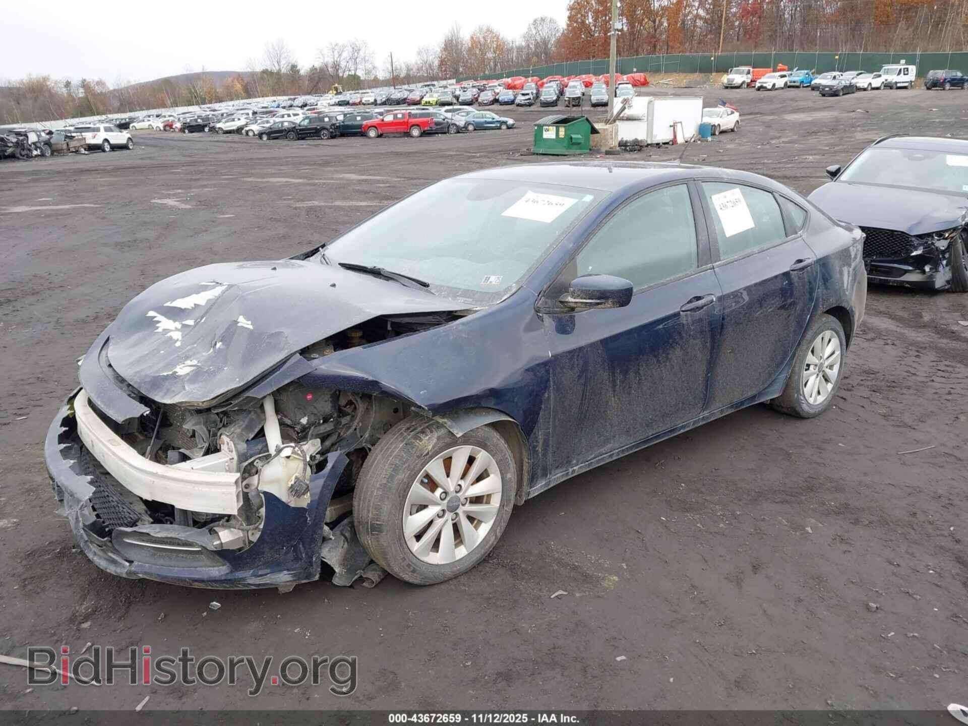 2015 DODGE DART - VIN: 1C3CDFDH2FD415041 - Фото 2