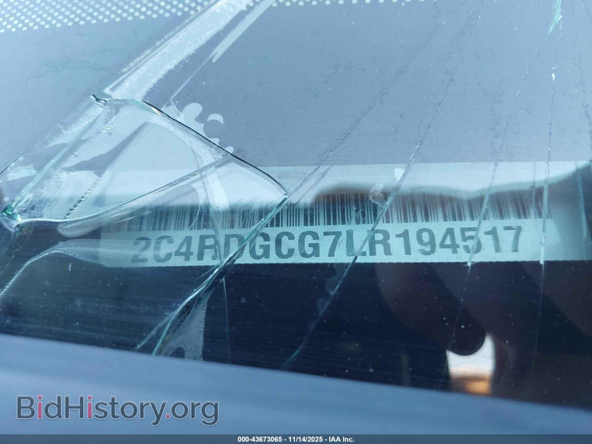 2020 DODGE GRAND CARAVAN - VIN: 2C4RDGCG7LR194517 - Фото 9