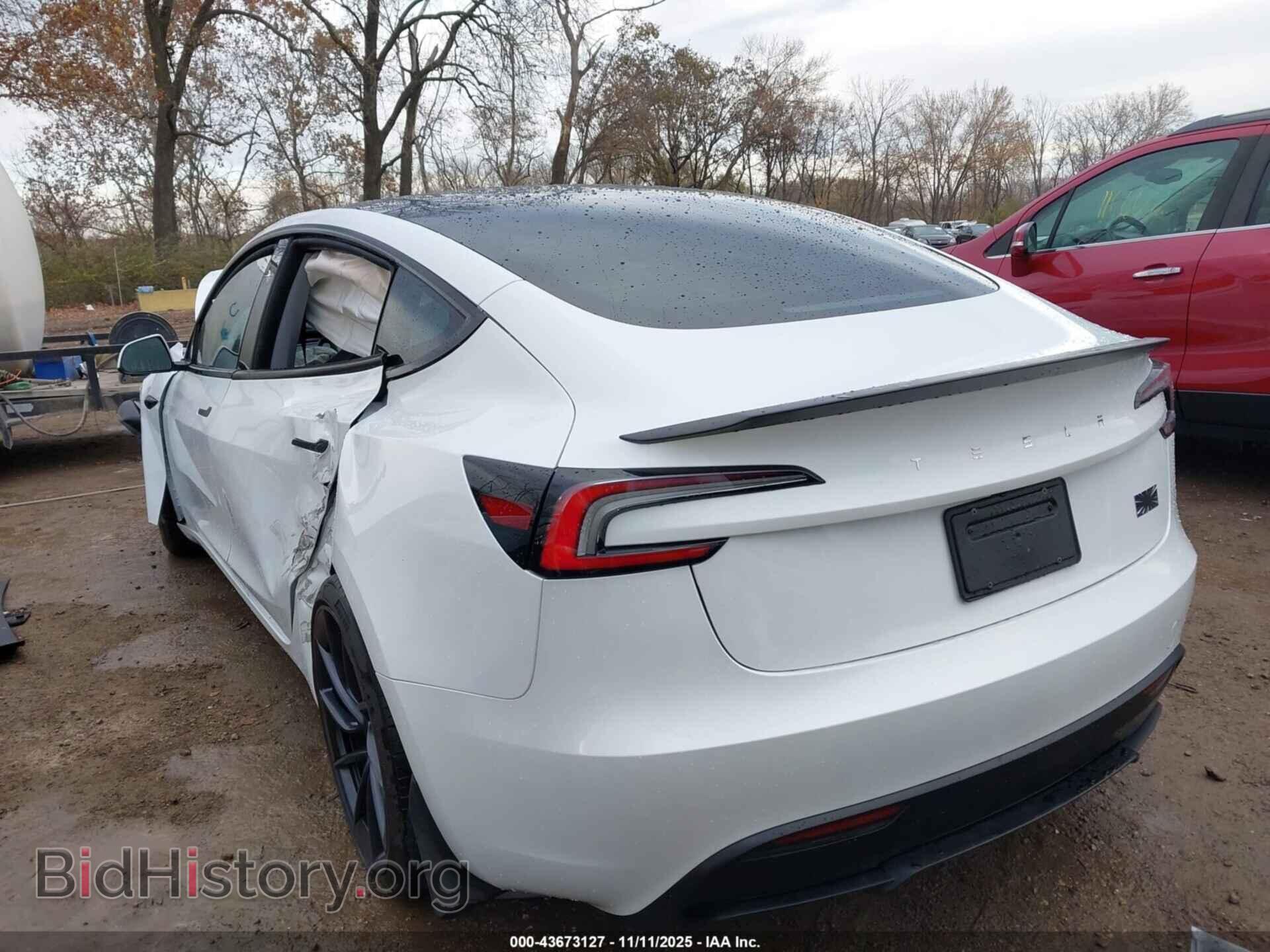 2024 TESLA MODEL 3 - VIN: 5YJ3E1ET5RF783452 - Фото 3