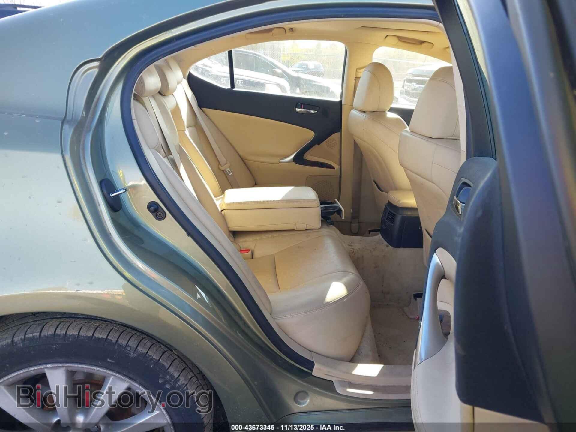 2006 LEXUS IS 250 - VIN: JTHCK262862006359 - Photo 8