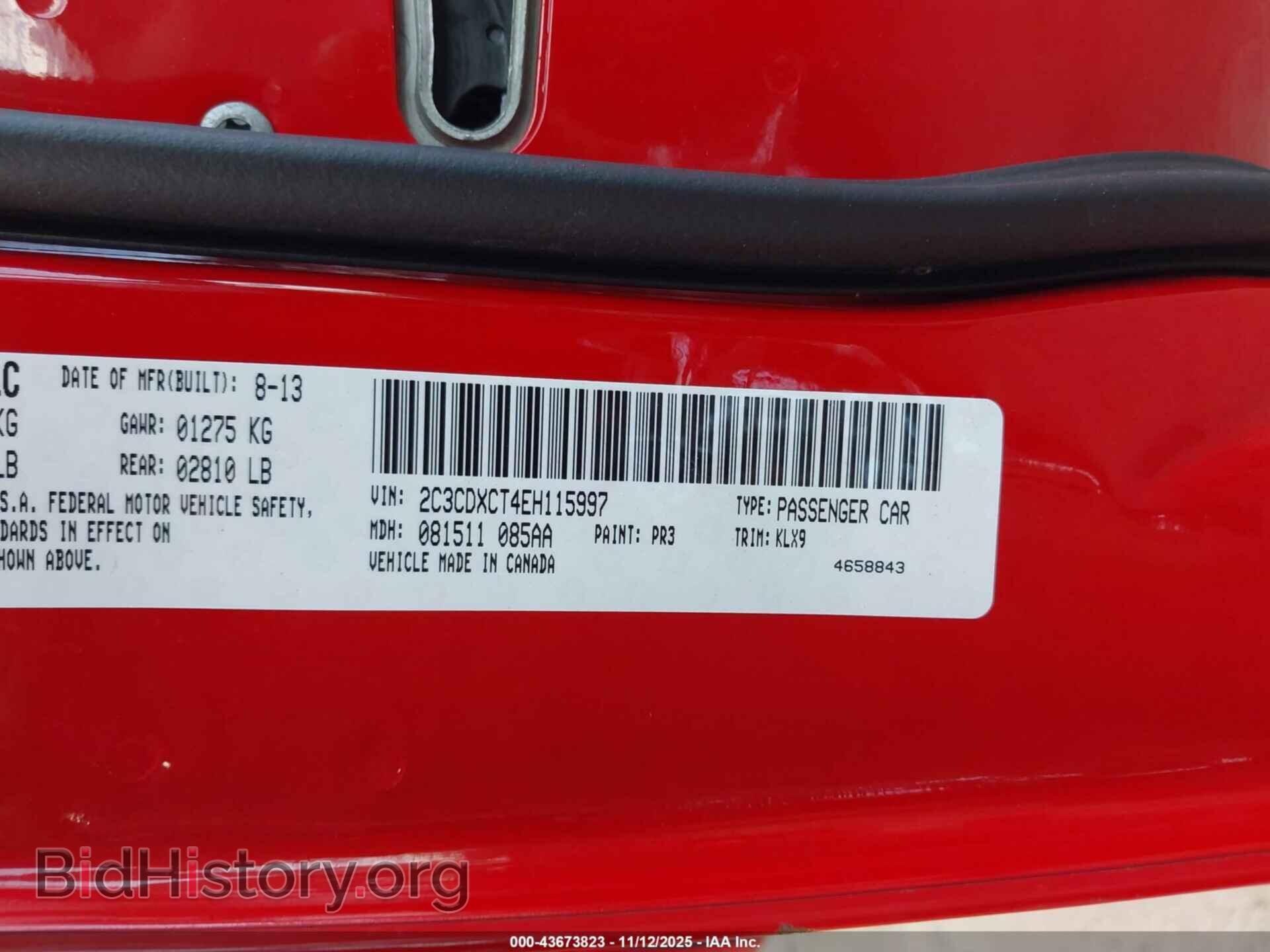 2014 DODGE CHARGER - VIN: 2C3CDXCT4EH115997 - Фото 9
