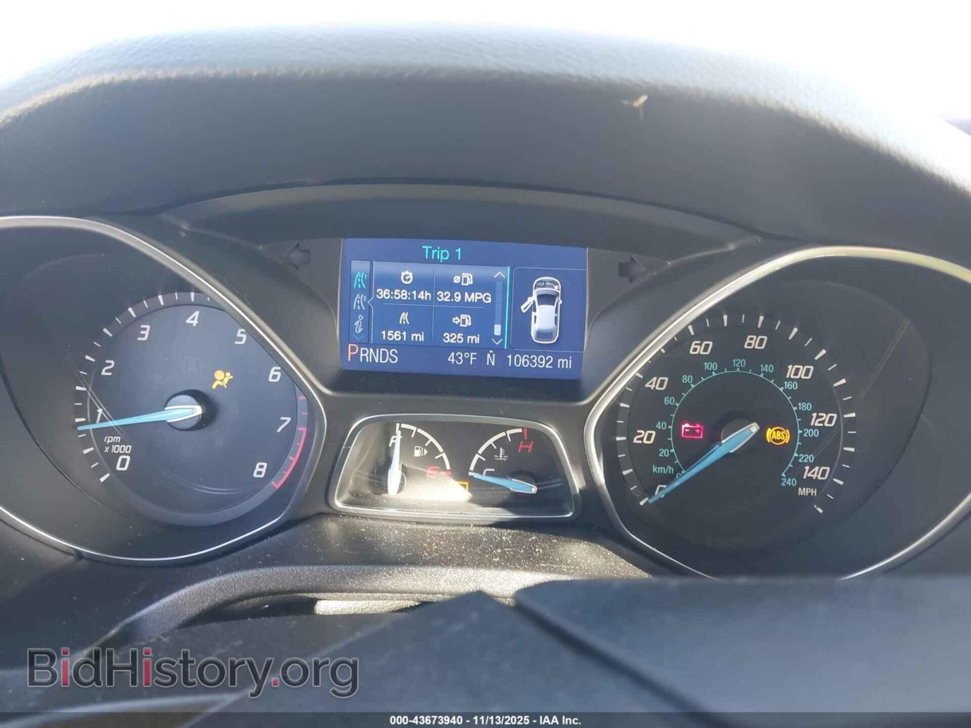 2014 FORD FOCUS - VIN: 1FADP3K21EL104036 - Фото 7