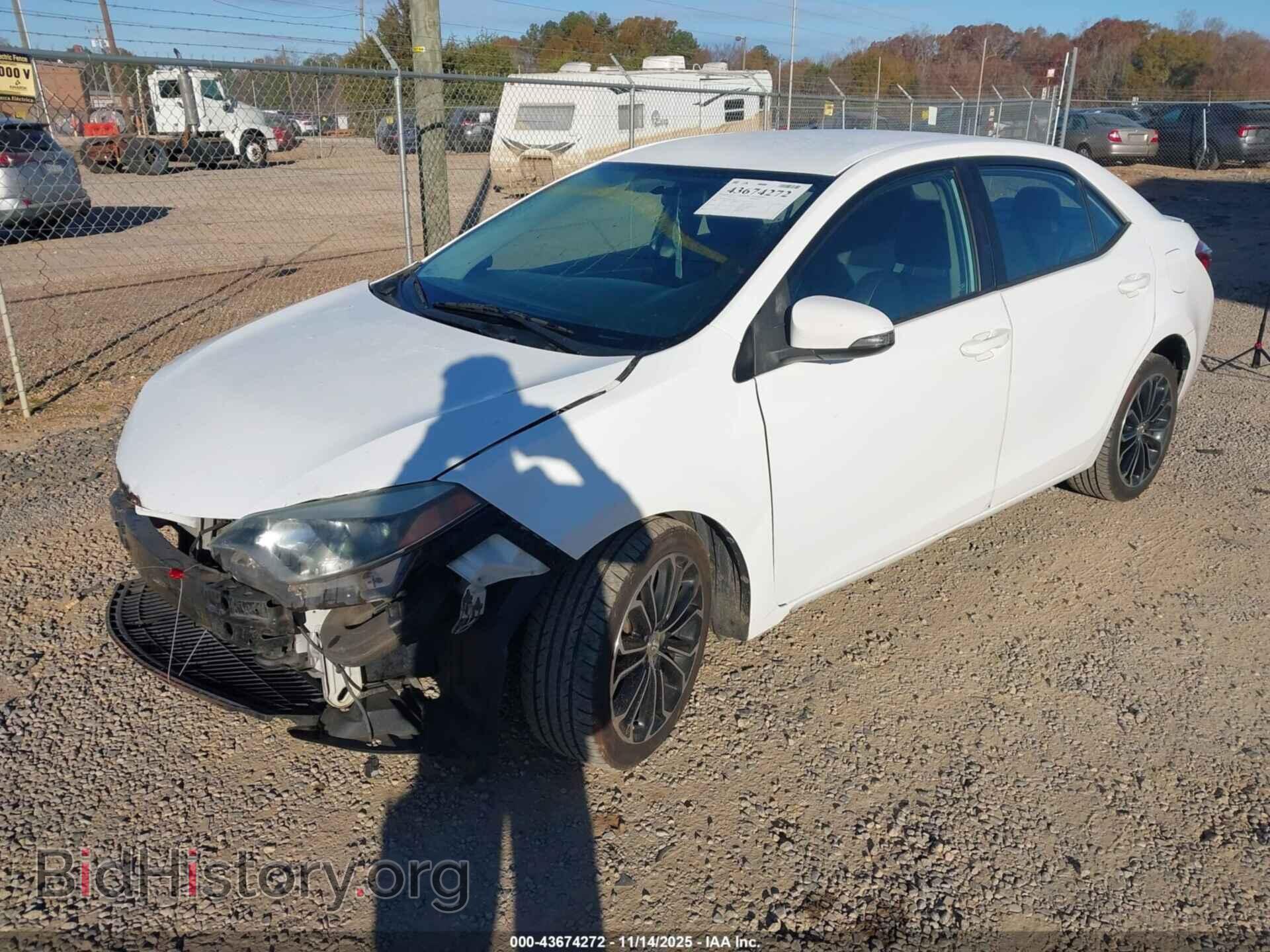 2014 TOYOTA COROLLA - VIN: 2T1BURHEXEC115865 - Фото 2