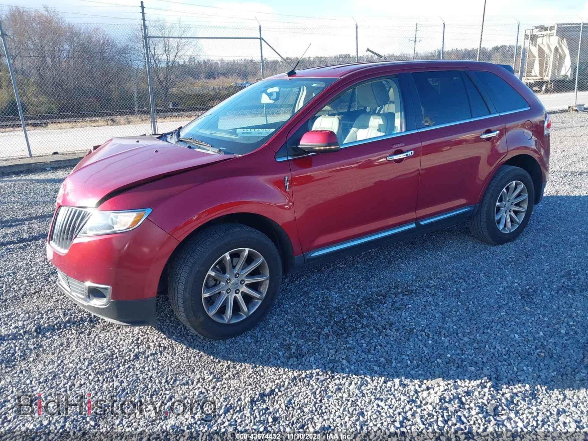 2013 LINCOLN MKX - VIN: 2LMDJ6JK2DBL11323 - Фото 2