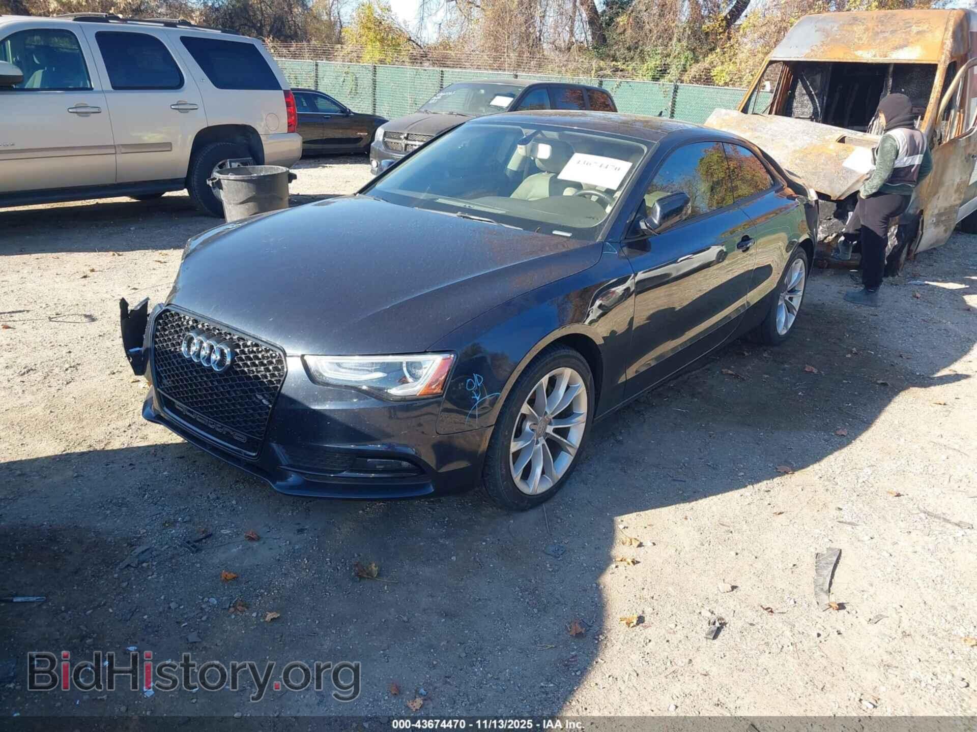 2014 AUDI A5 - VIN: WAUCFAFR6EA020825 - Фото 2