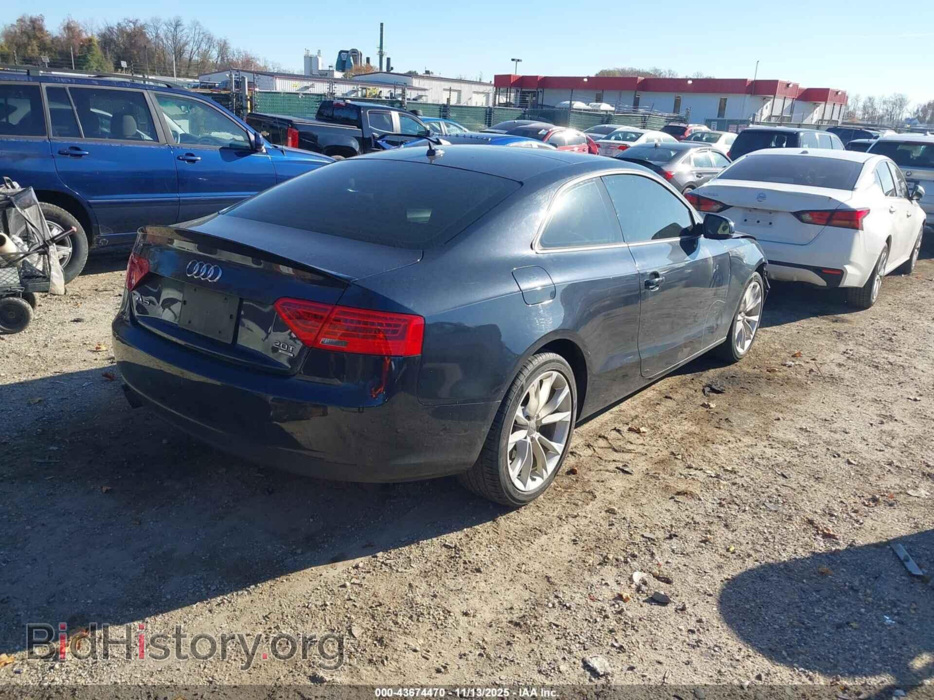 2014 AUDI A5 - VIN: WAUCFAFR6EA020825 - Фото 4