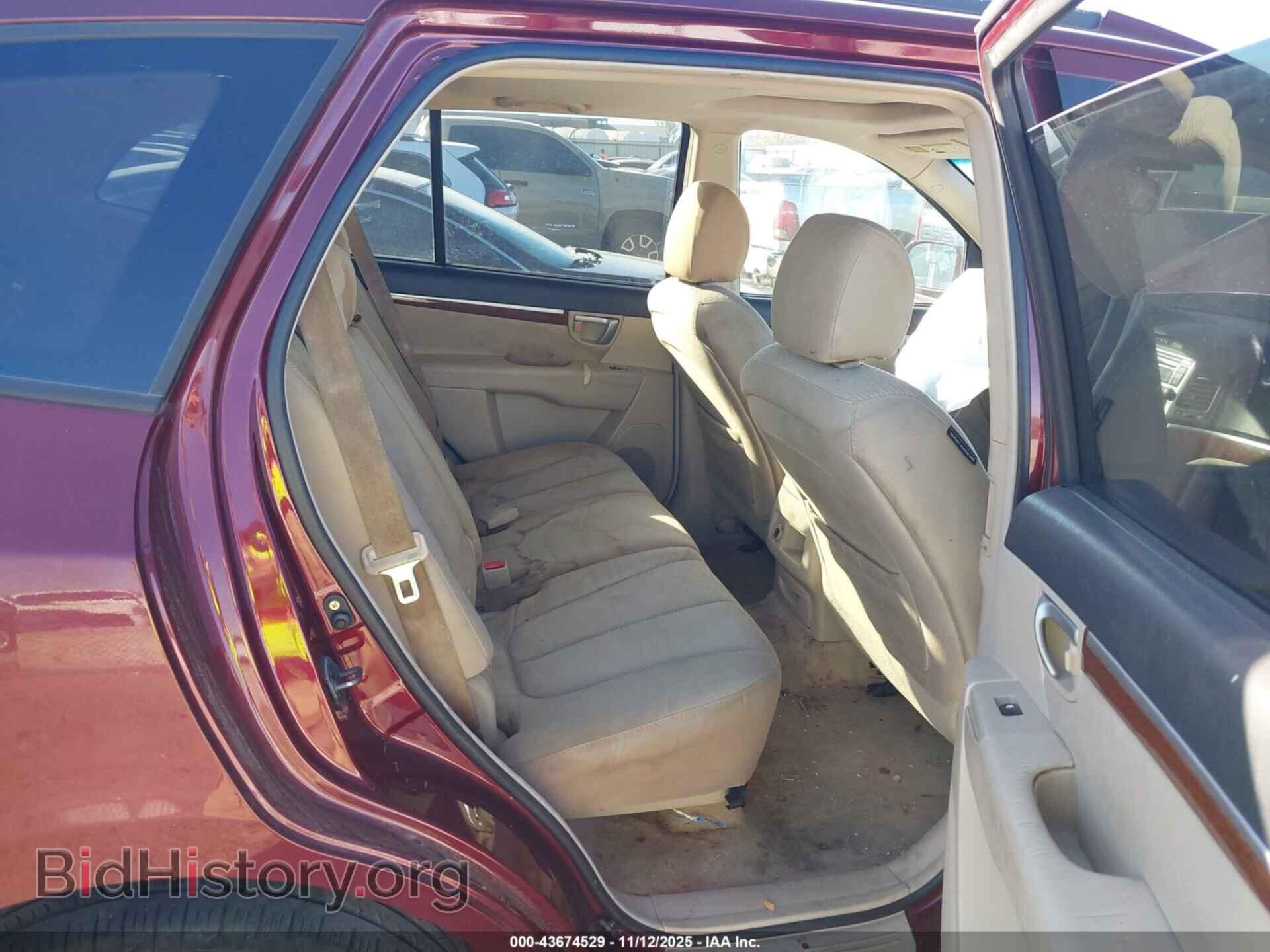 2007 HYUNDAI SANTA FE - VIN: 5NMSG13D97H098254 - Фото 8